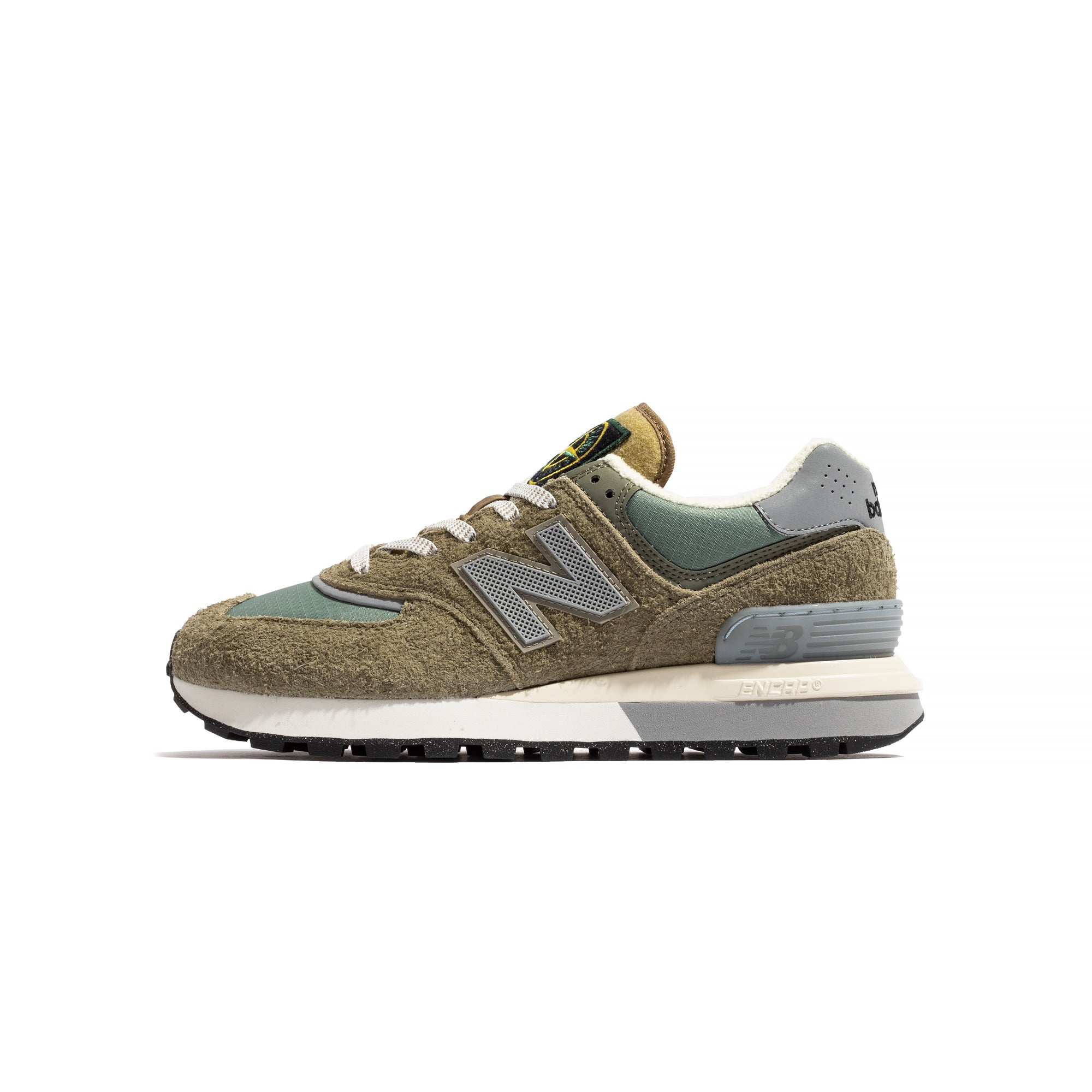 X Stone Island 574 Legacy Shoes New balance оригінал – Купити в Україні – боковий вид