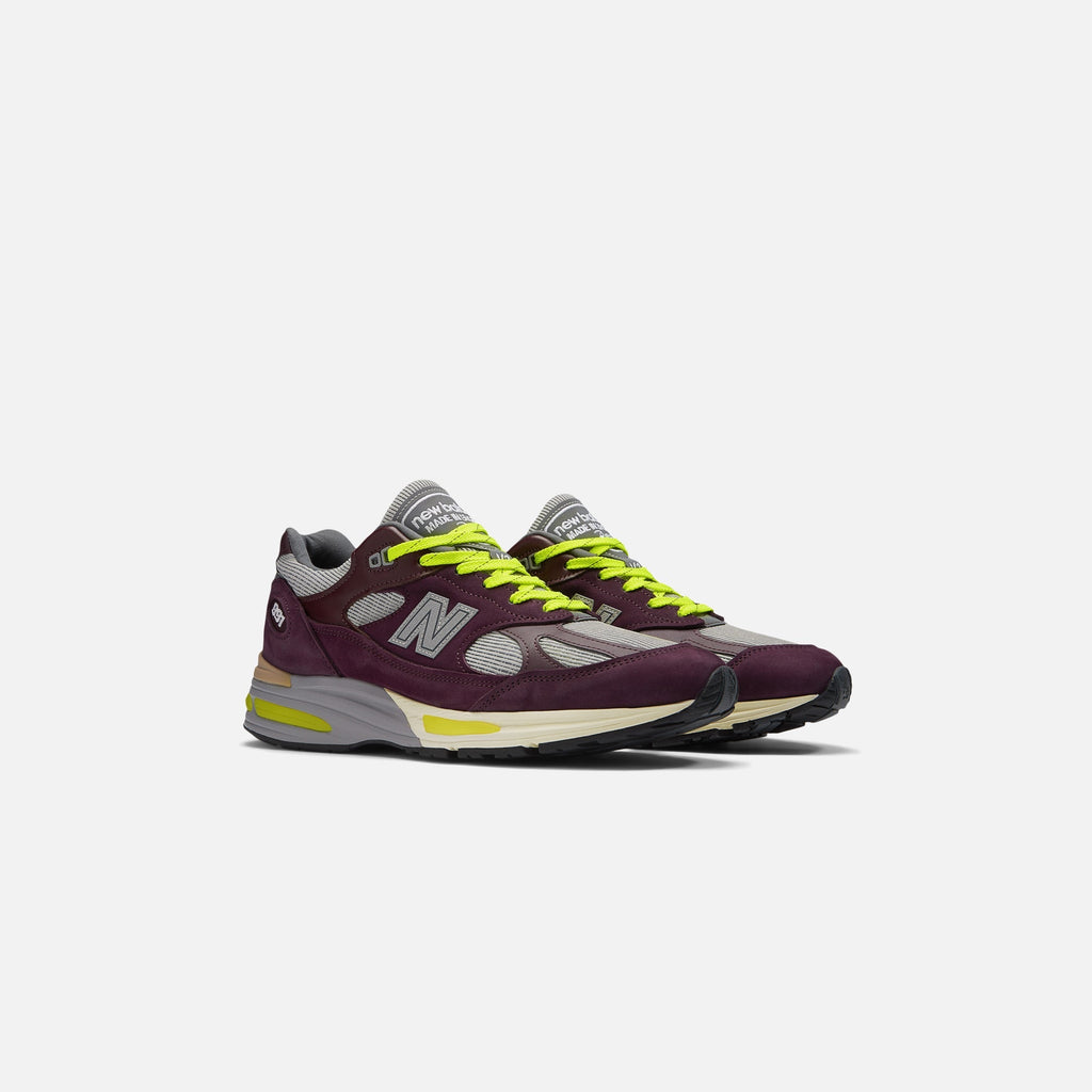 Made In Uk 991v2 Burgundy New balance – Гарантія оригінальності – вид ззаду