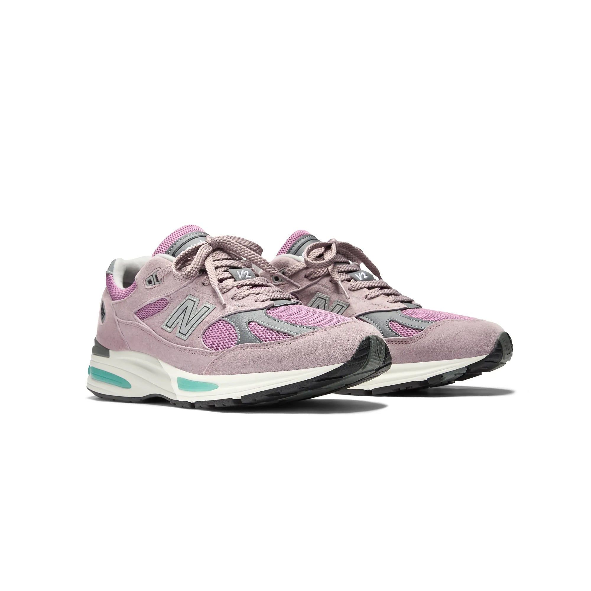 Оригінальна Mens Made In Uk 991v2 Shoes New balance – вид ззаду