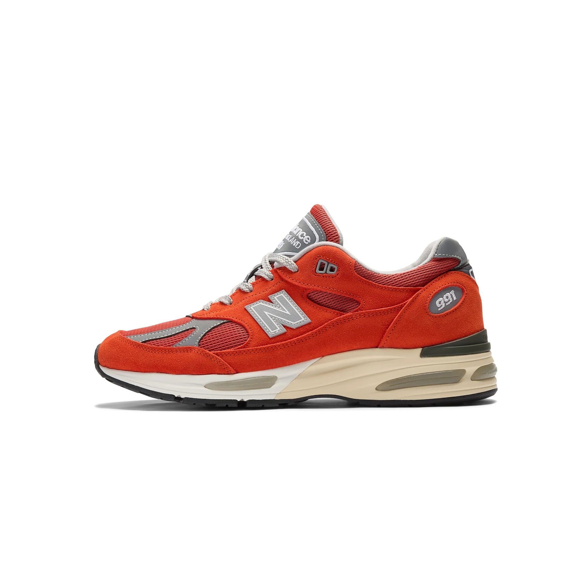 Оригінальна Mens Made In Uk 991v2 Shoes New balance – боковий вид