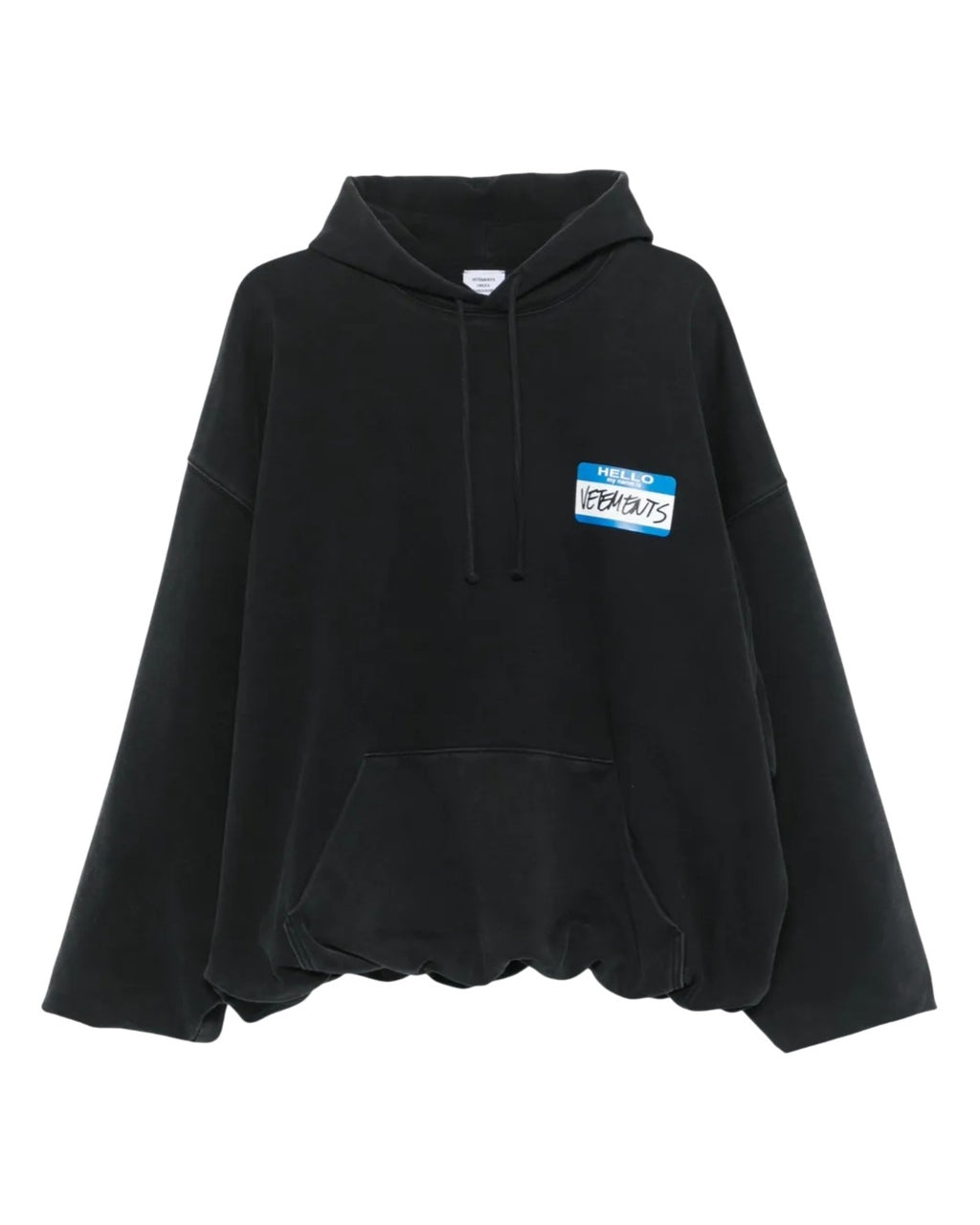 My Name Is Cropped Boxy Hoodie Vetements оригінал – Купити в Україні – боковий вид
