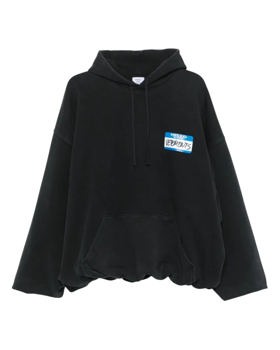 My Name Is Cropped Boxy Hoodie Vetements оригінал – Купити в Україні – боковий вид