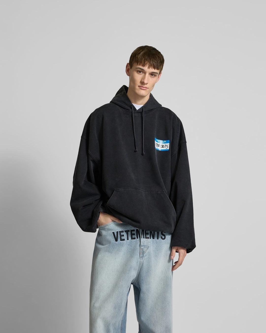 My Name Is Cropped Boxy Hoodie Vetements оригінал – Купити в Україні – збільшений вид