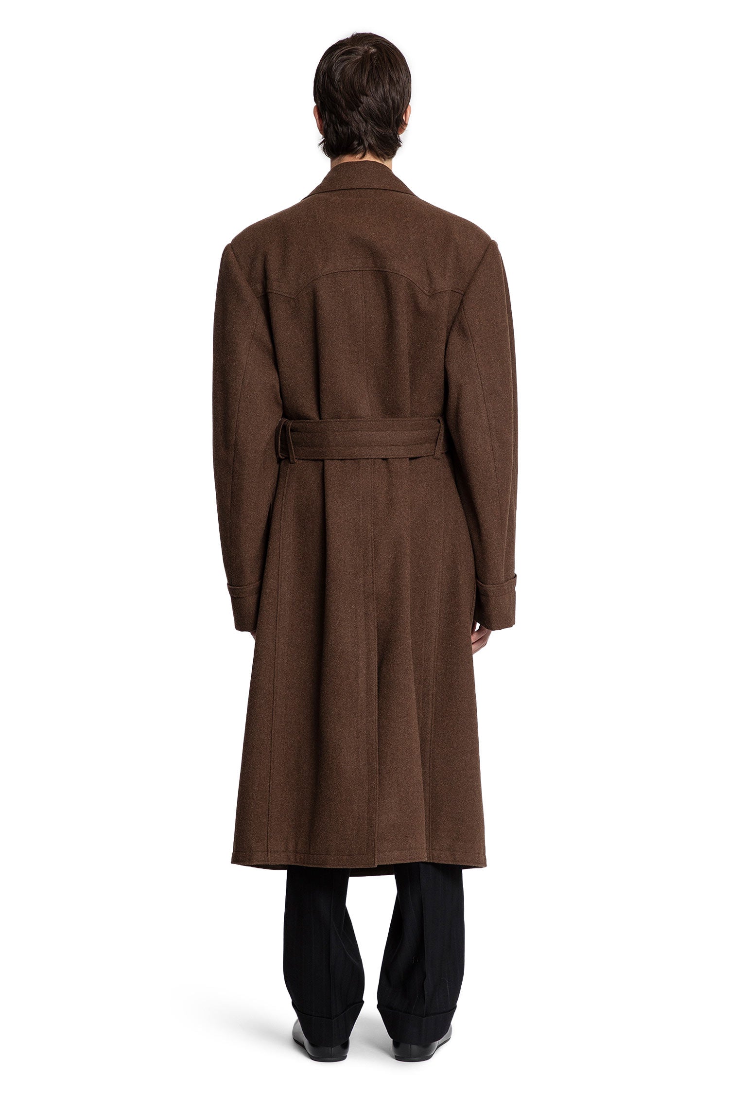 Shetland Chevron Double-Breasted Coat Prada – Гарантія оригінальності – збільшений вид