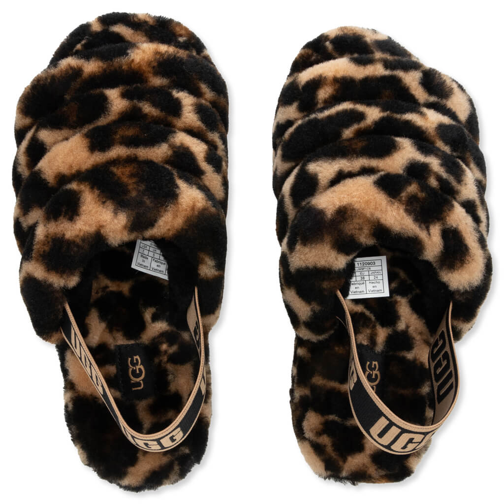 Оригінальна Womens Fluff Yeah Slide Panther Print Ugg – збільшений вид