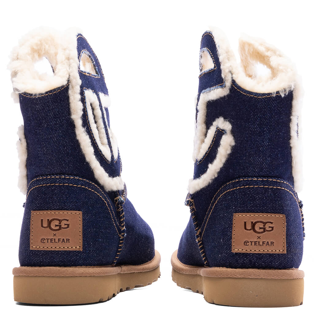 Оригінальна Logo Mini Boot Indigo Denim Ugg – збільшений вид