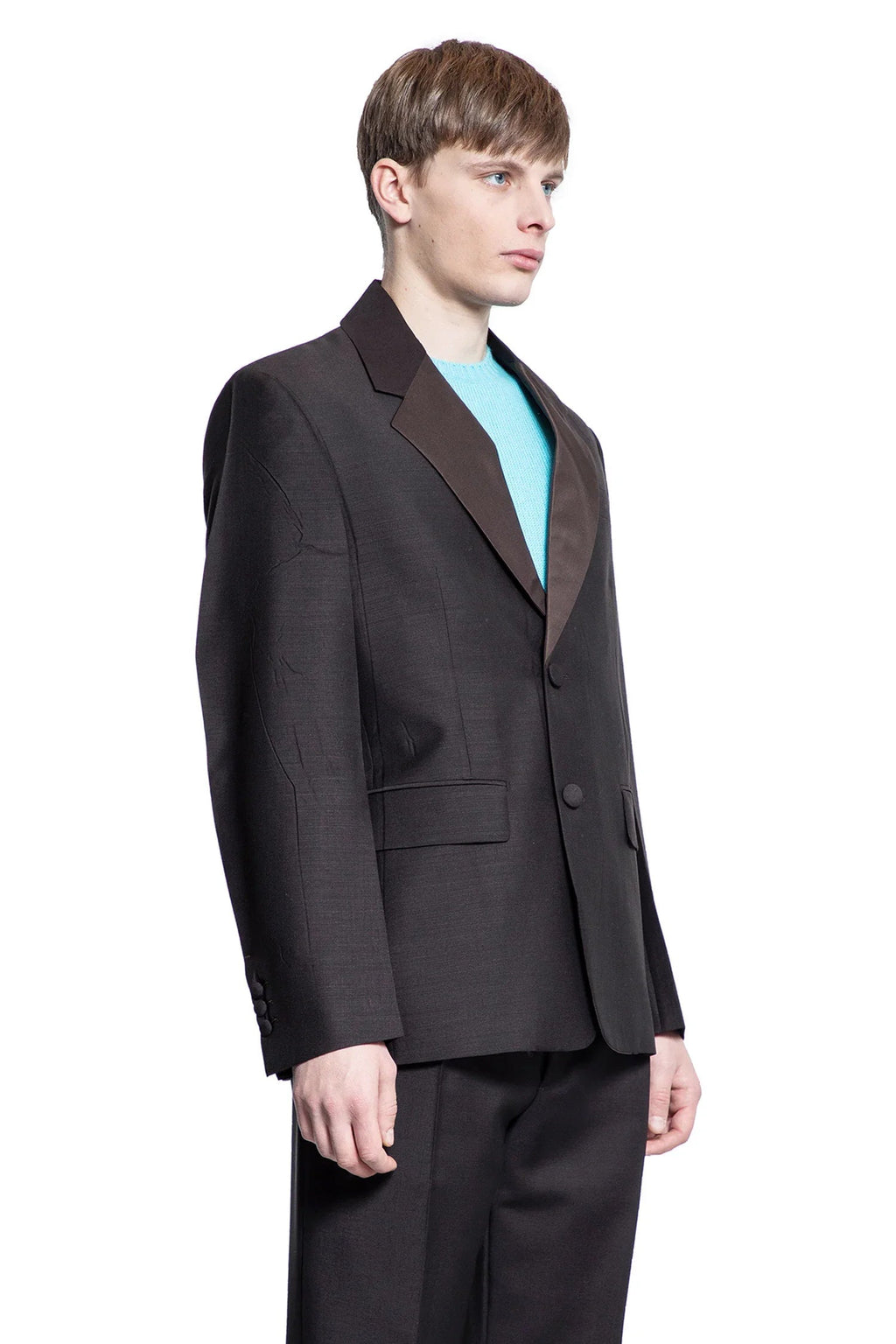 Mohair Wool Single-Breasted Jacket Prada – Гарантія оригінальності – детальний вид