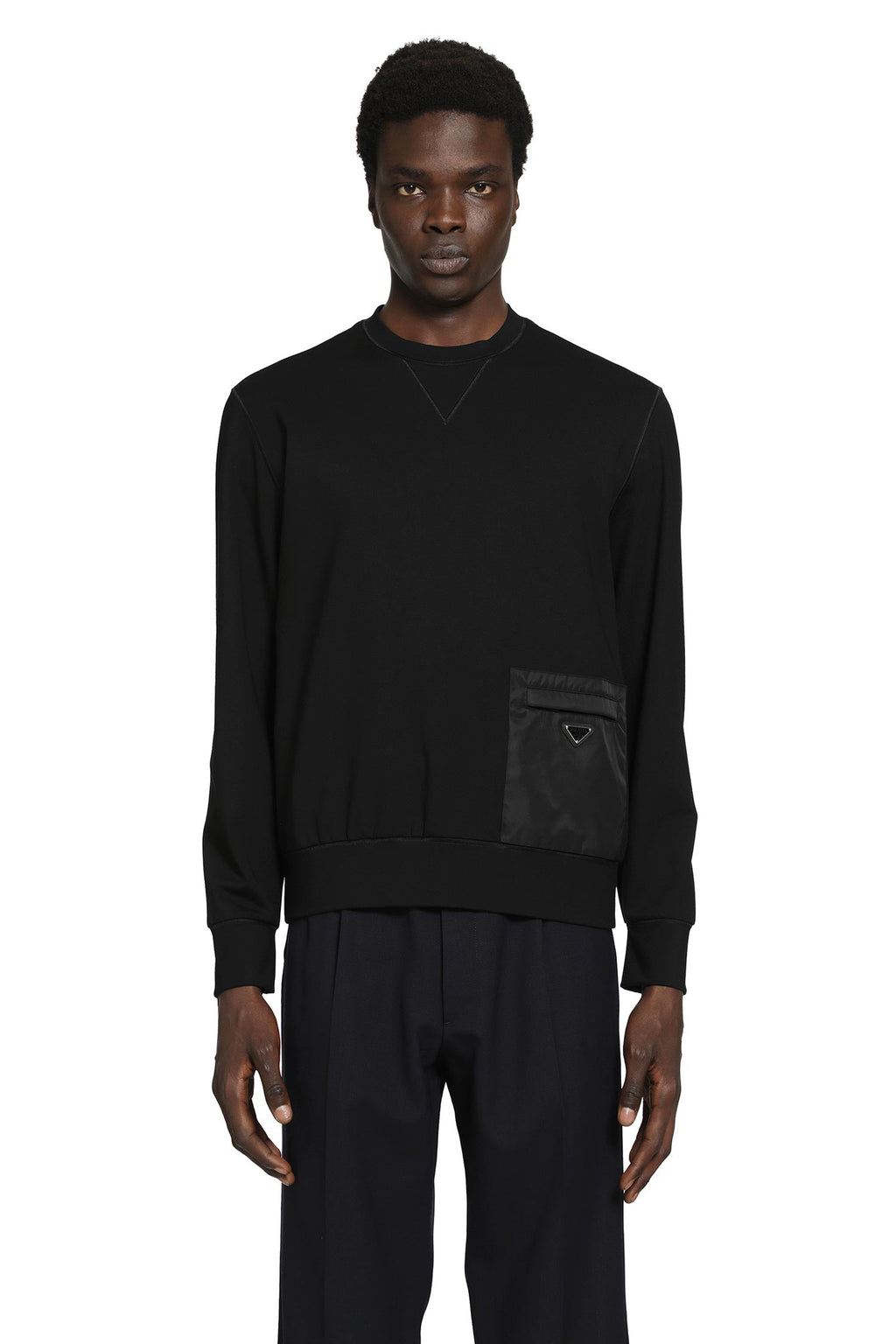 Technical Fabric Sweatshirt Prada оригінал – Купити в Україні – вид ззаду