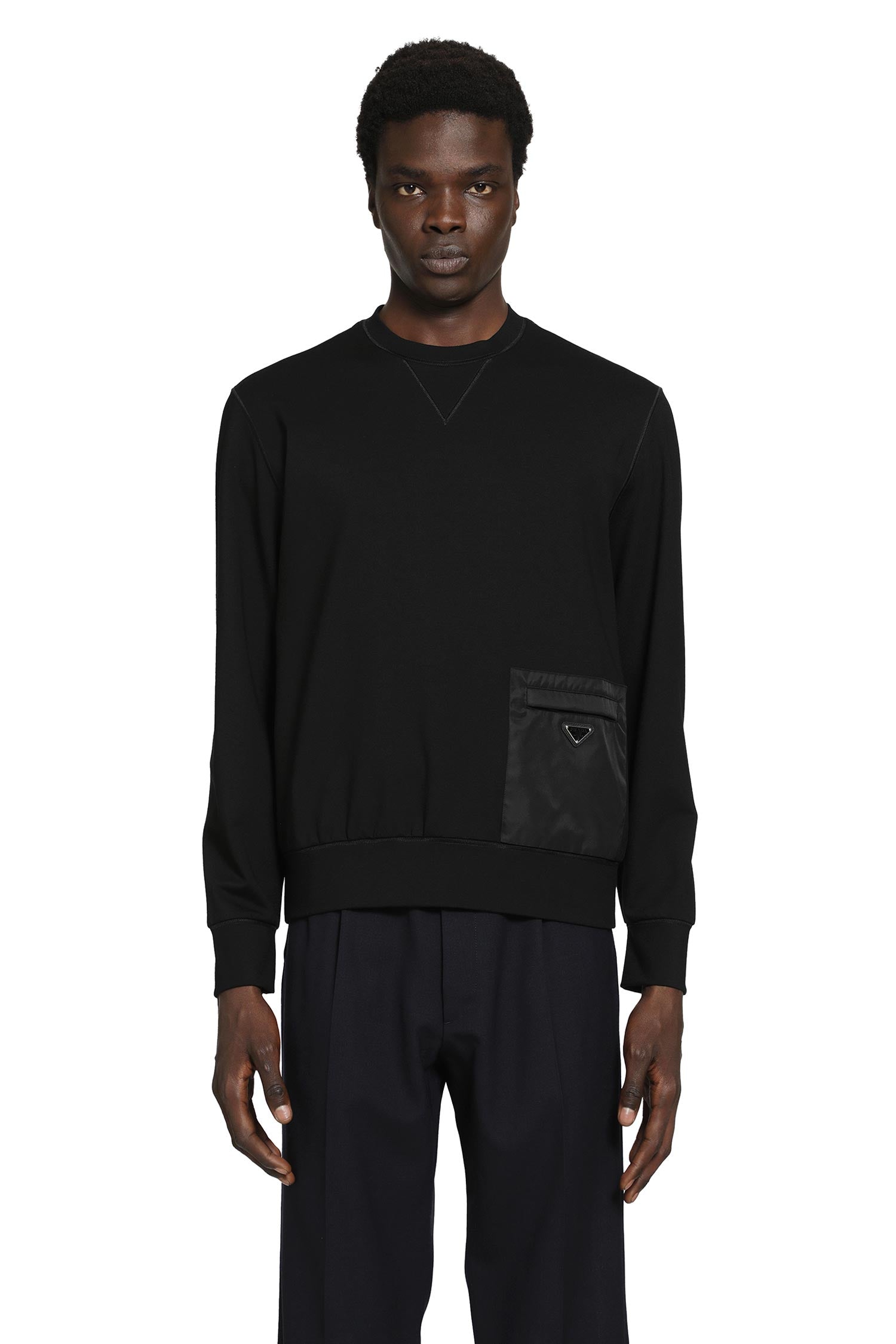 Technical Fabric Sweatshirt Prada оригінал – Купити в Україні – вид ззаду