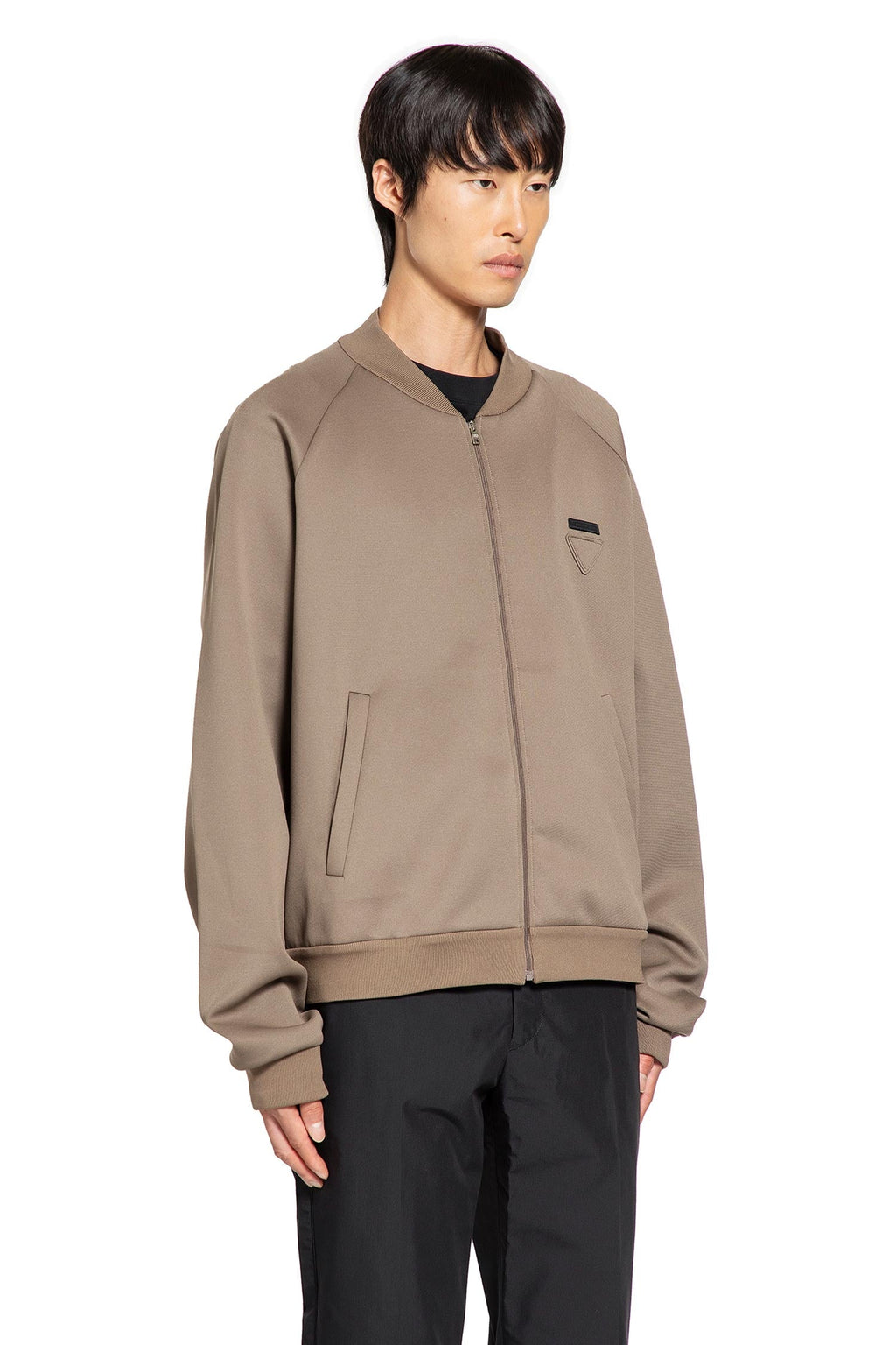 Оригінальна Techno Jersey Bomber Track Tacket Prada – детальний вид