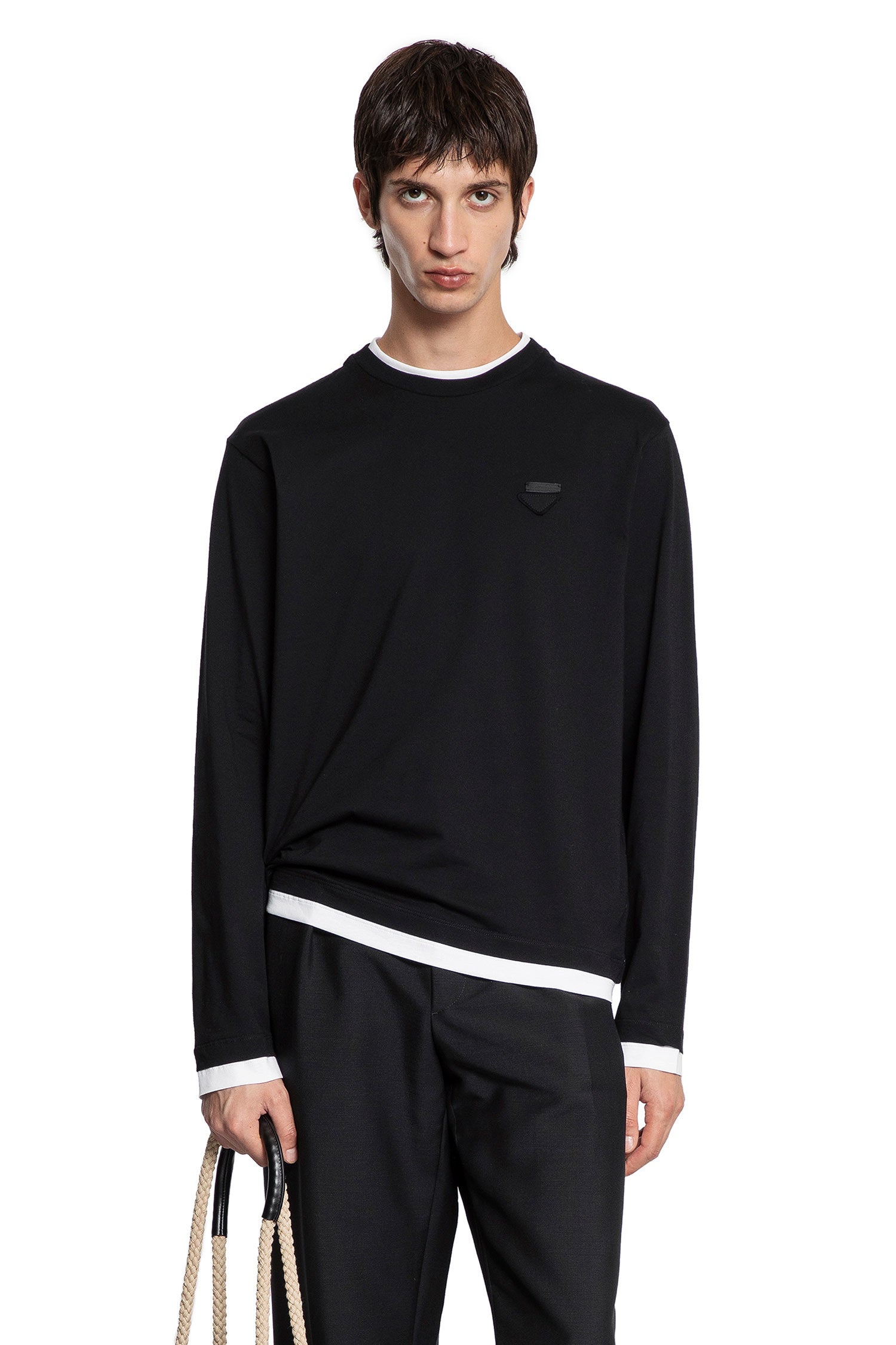 Layered Sweater Prada – Гарантія оригінальності – боковий вид