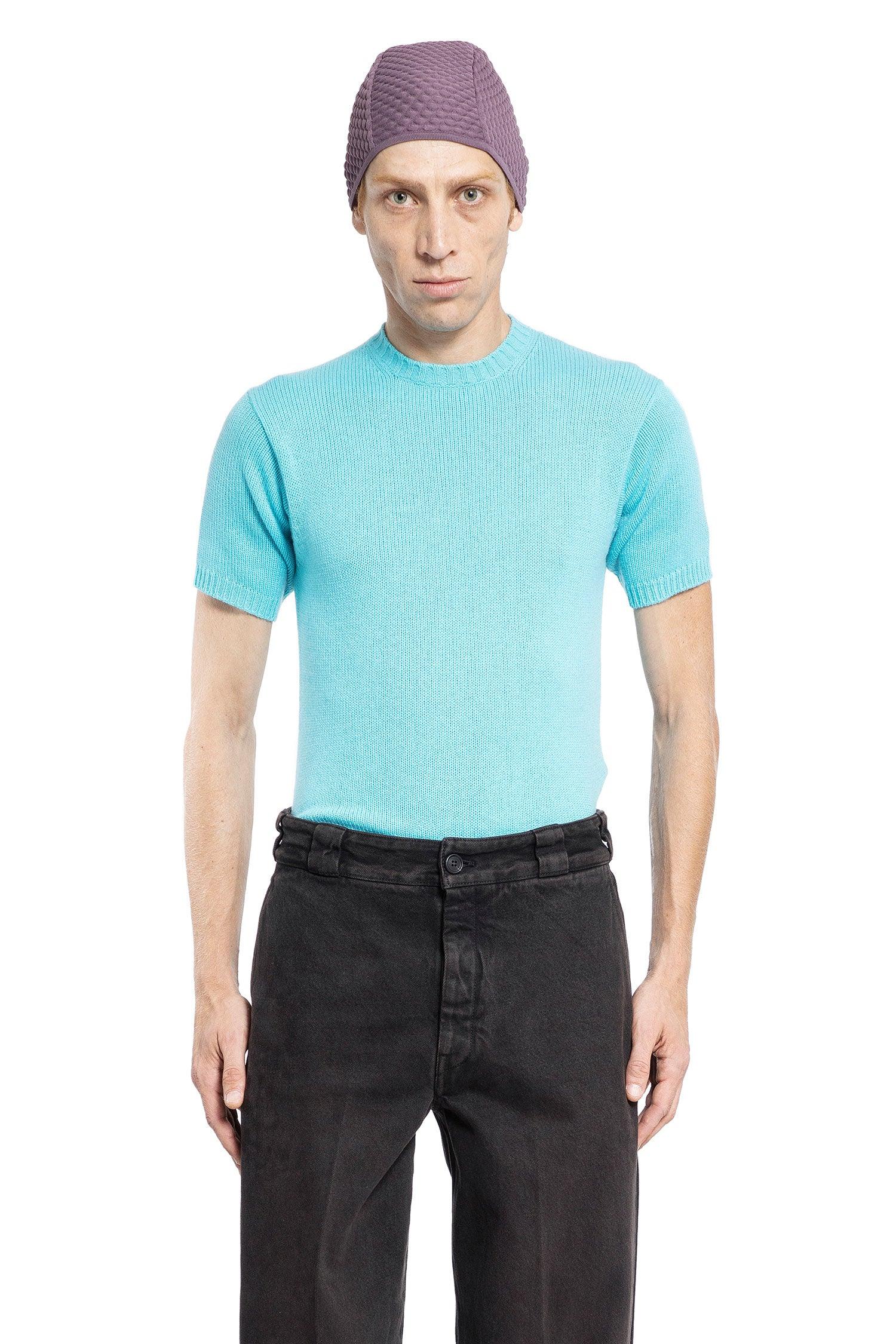 Man Blue T Shirts & Tank Tops Prada оригінал – Купити в Україні – боковий вид