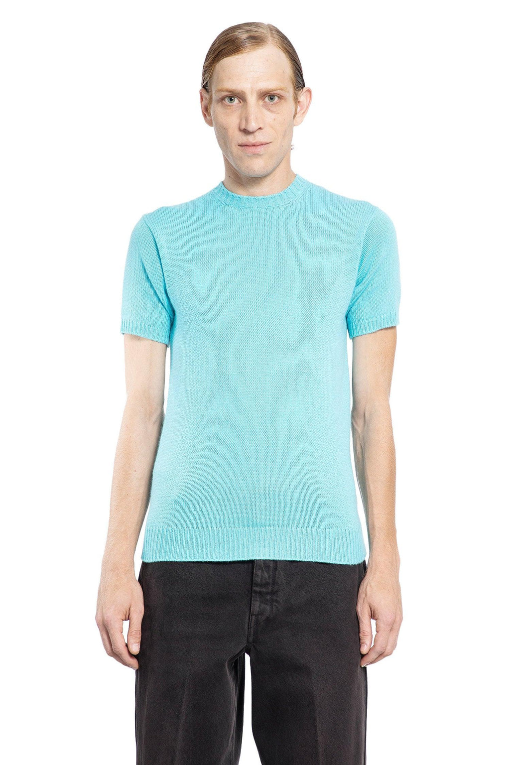 Man Blue T Shirts & Tank Tops Prada оригінал – Купити в Україні – вид ззаду