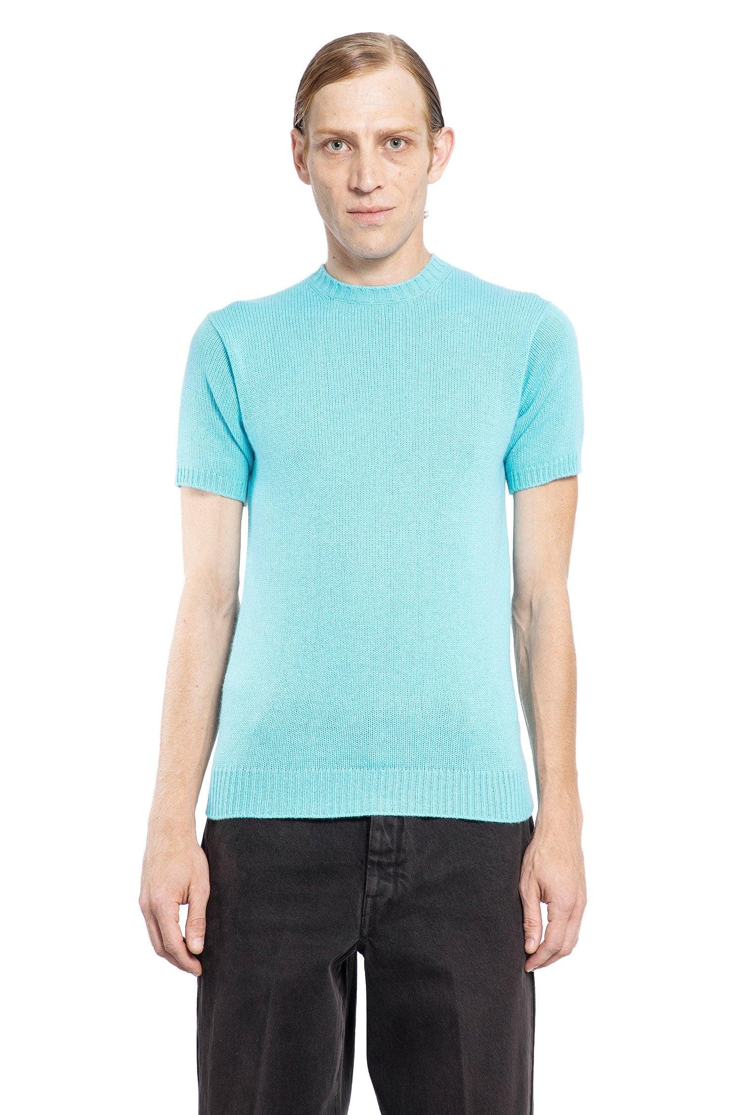 Man Blue T Shirts & Tank Tops Prada оригінал – Купити в Україні – вид ззаду