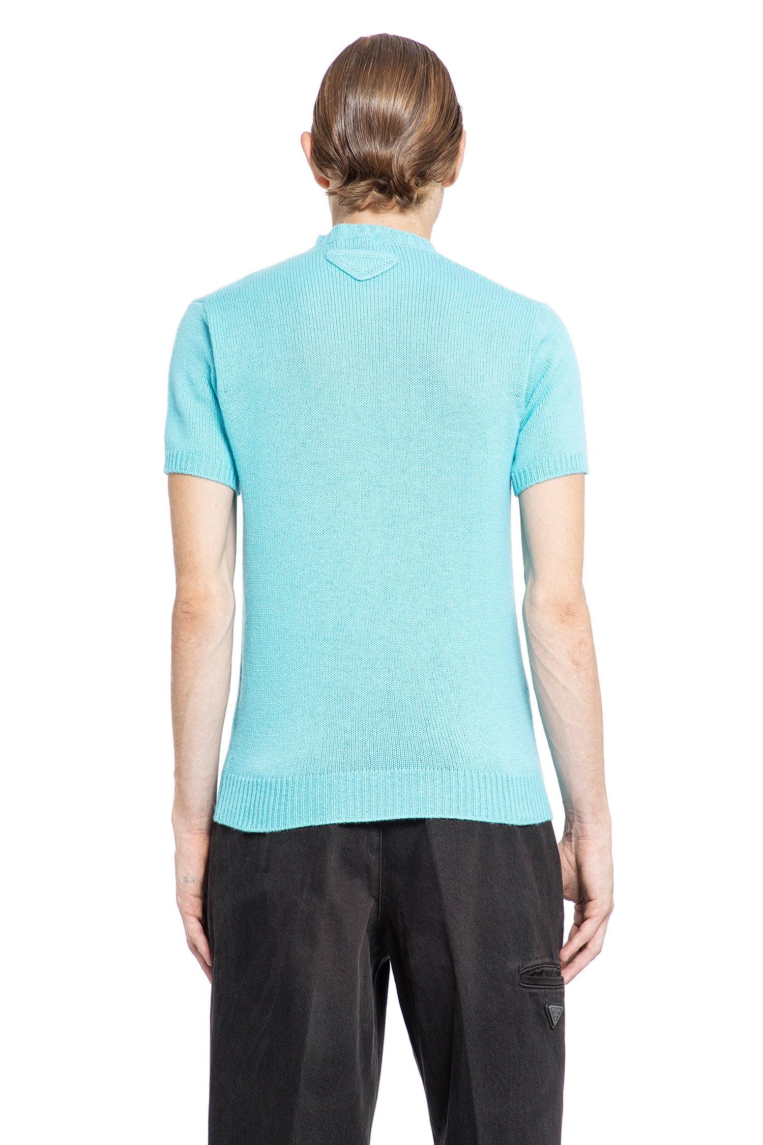 Man Blue T Shirts & Tank Tops Prada оригінал – Купити в Україні – збільшений вид