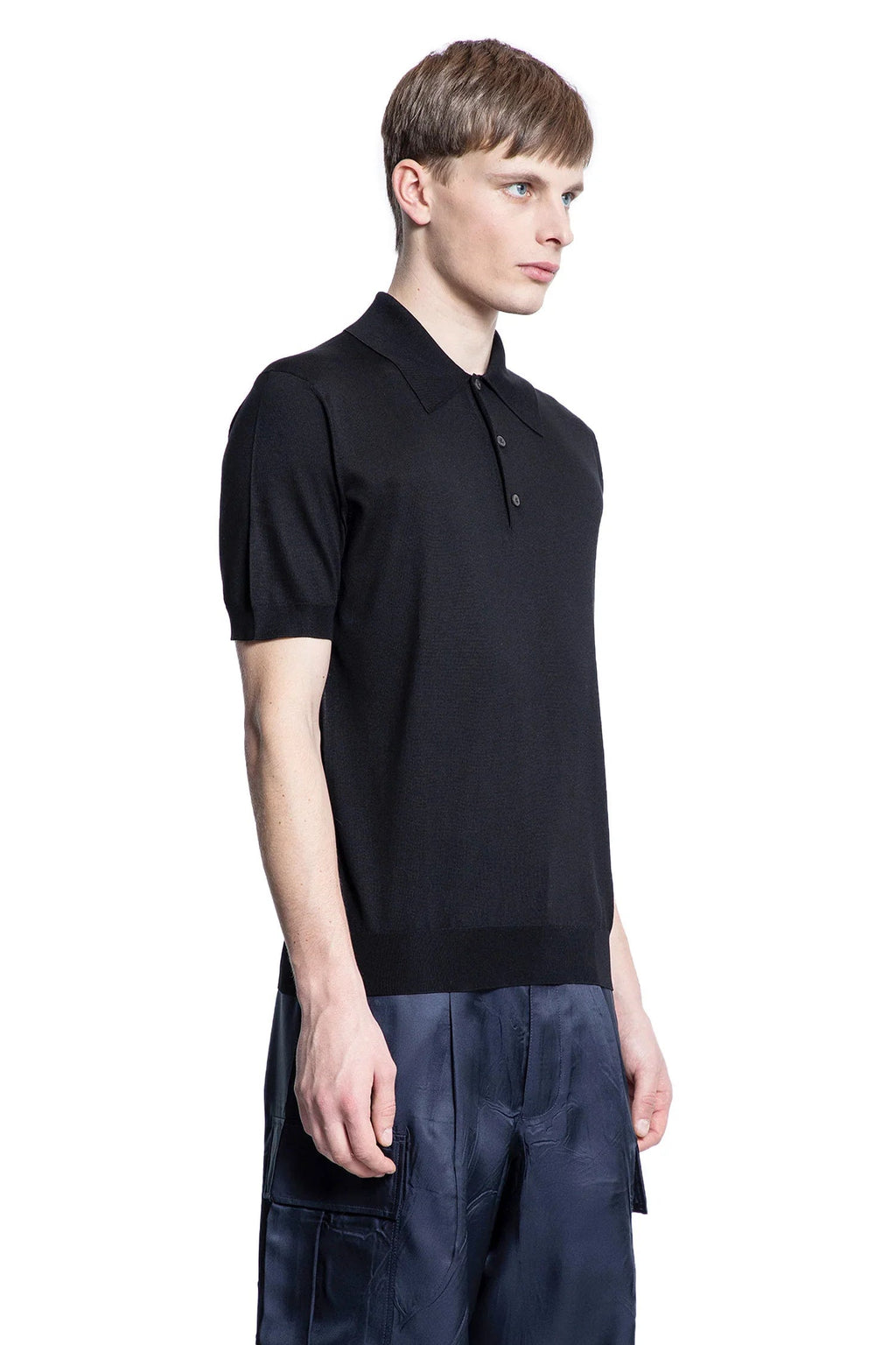 Оригінальна Silk Polo Shirt Prada – детальний вид