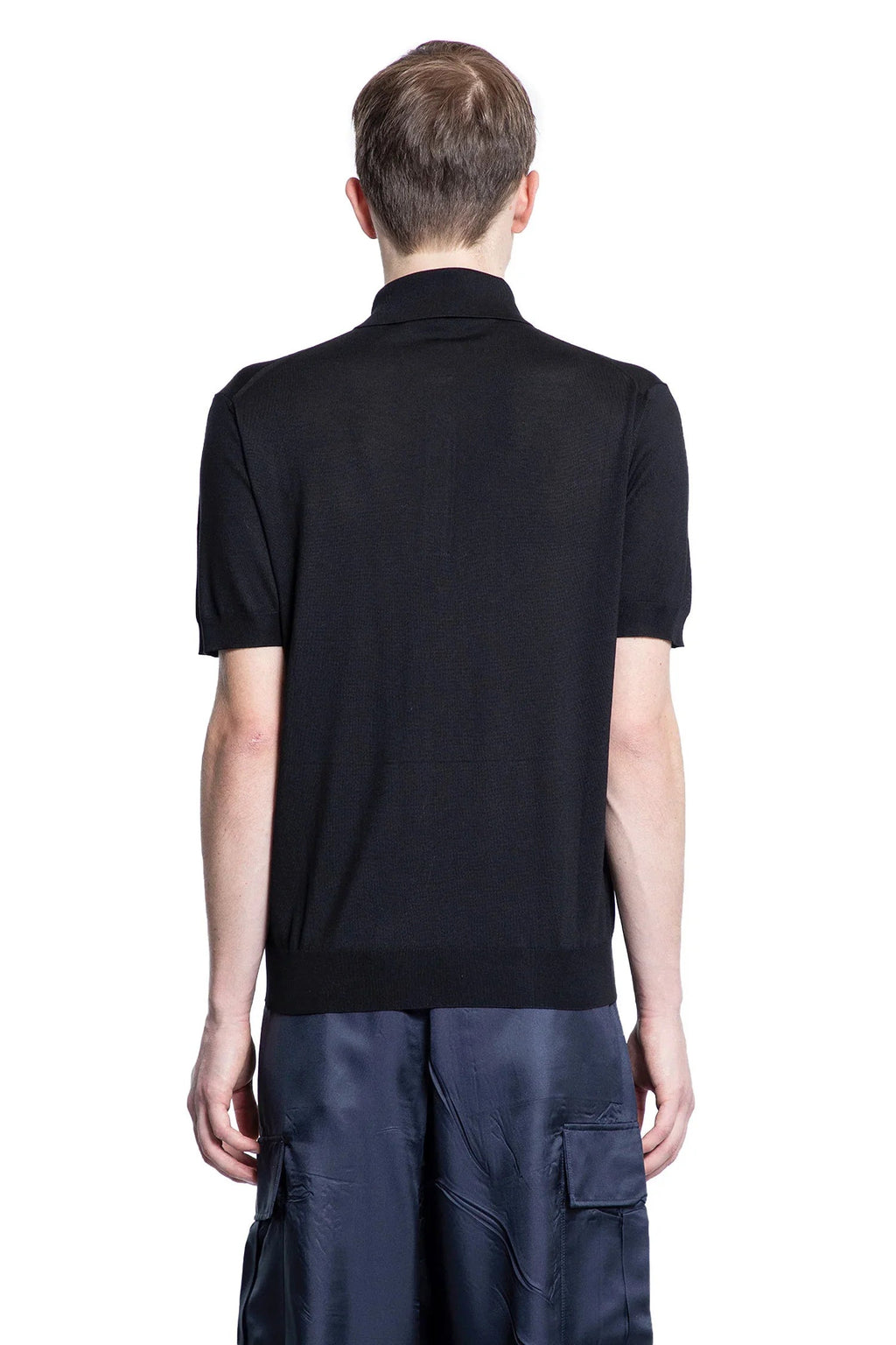 Оригінальна Silk Polo Shirt Prada – збільшений вид