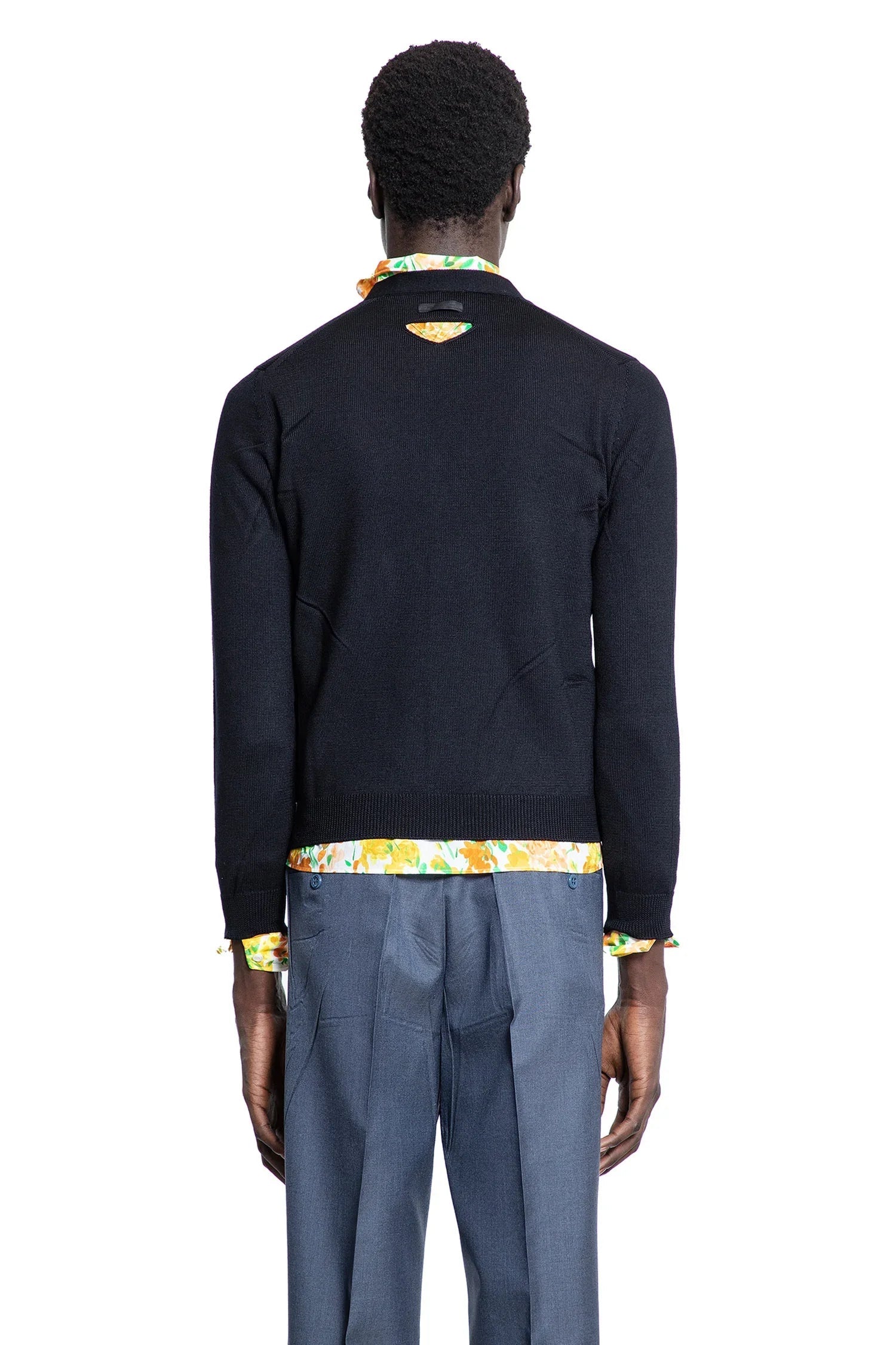 Man Black Knitwear Prada – Гарантія оригінальності – збільшений вид