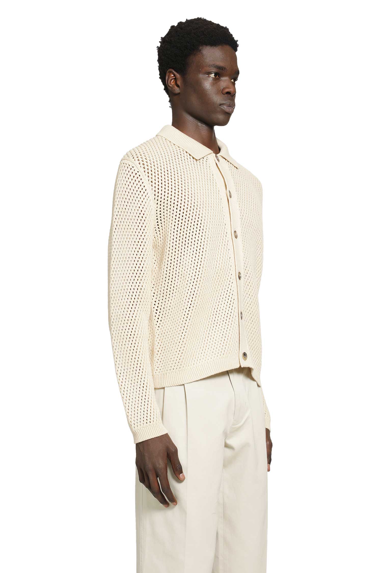 Оригінальна Linen And Cotton Cardigan Prada – вид ззаду