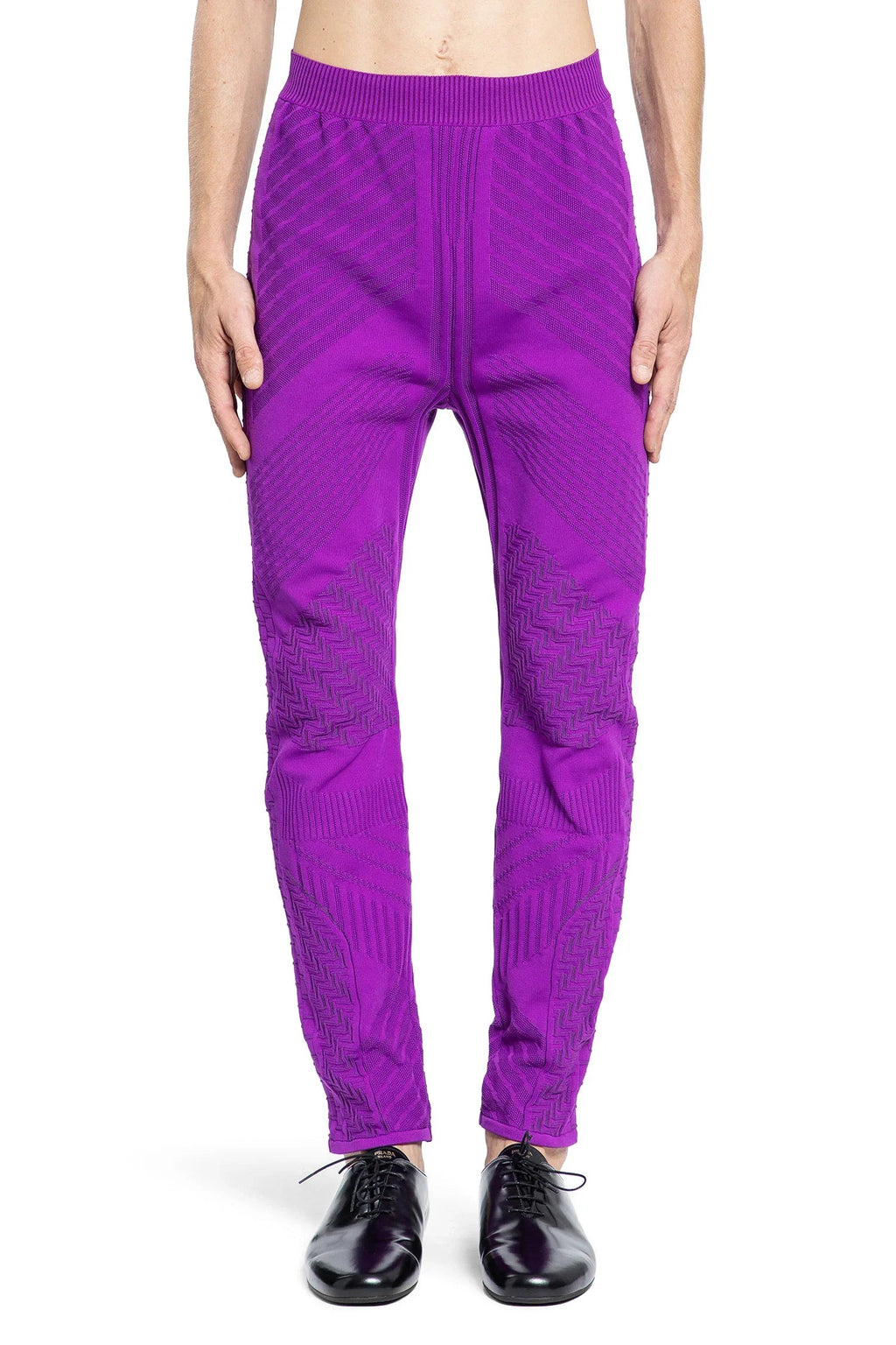 Оригінальна Re-Nylon Jacquard Leggings Prada – вид ззаду