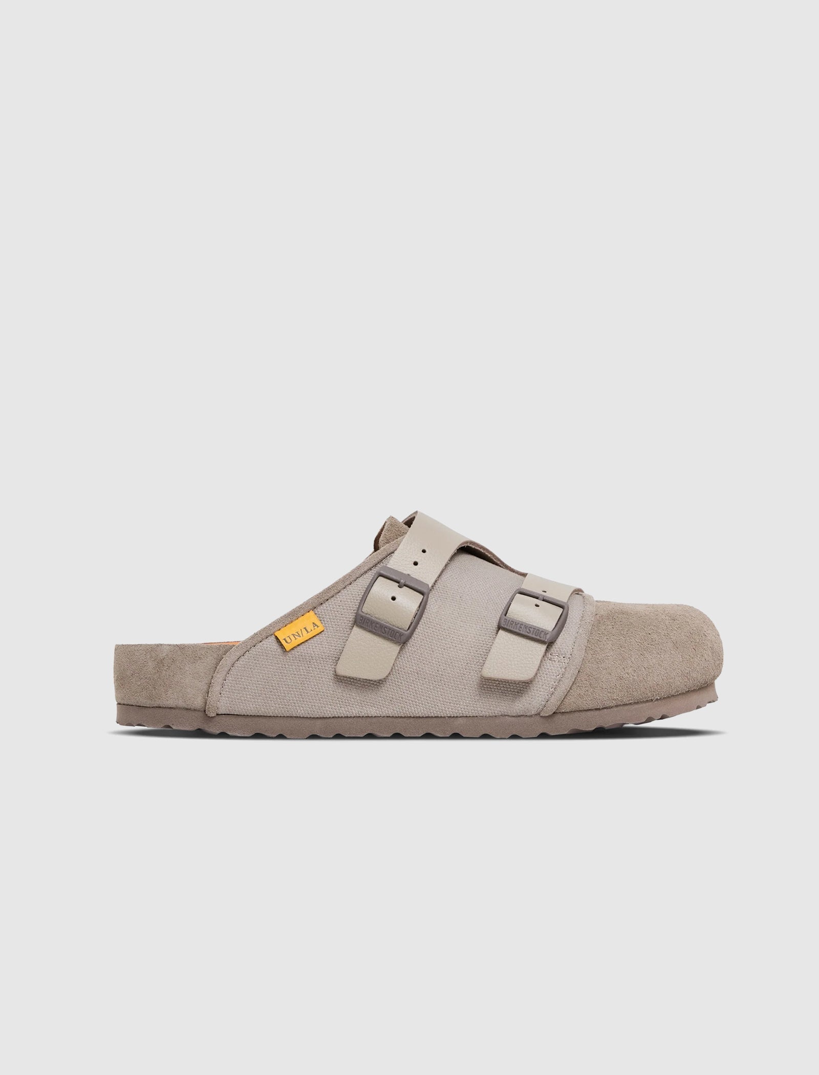 Union X Bimshire Clog Beige Taupe Birkenstock оригінал – Купити в Україні – боковий вид - BIRKENSTOCK