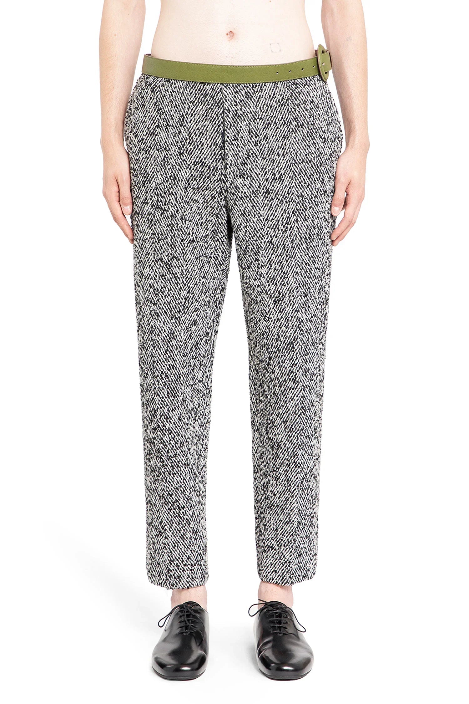 Wool Blend Pants Prada – Гарантія оригінальності – вид ззаду