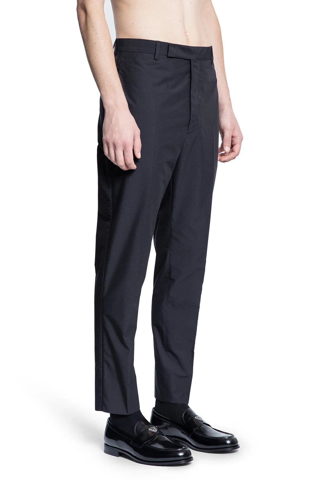 Оригінальна Technical Cotton Trousers Prada – детальний вид