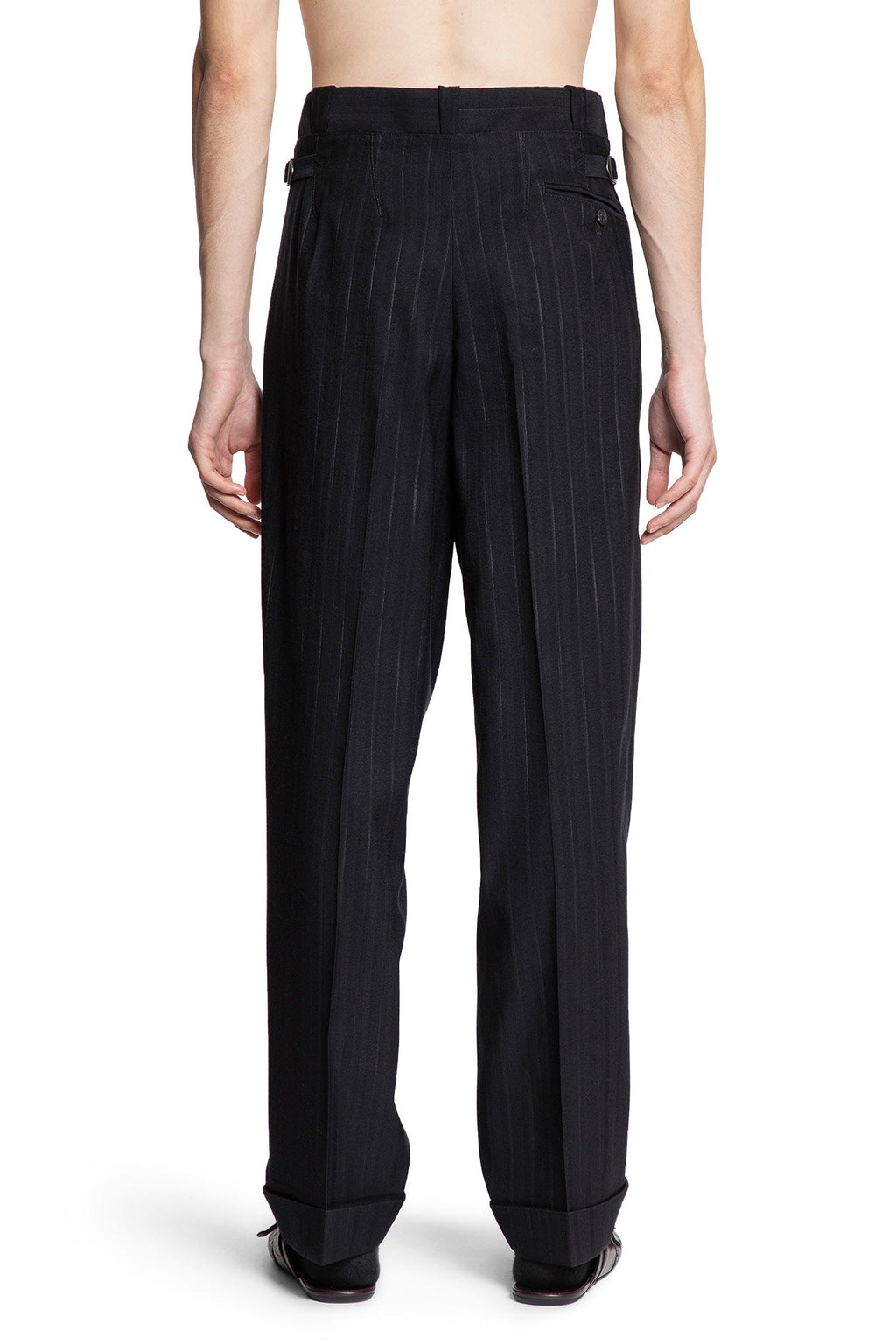 Pinstriped Wool Trousers Prada оригінал – Купити в Україні – збільшений вид