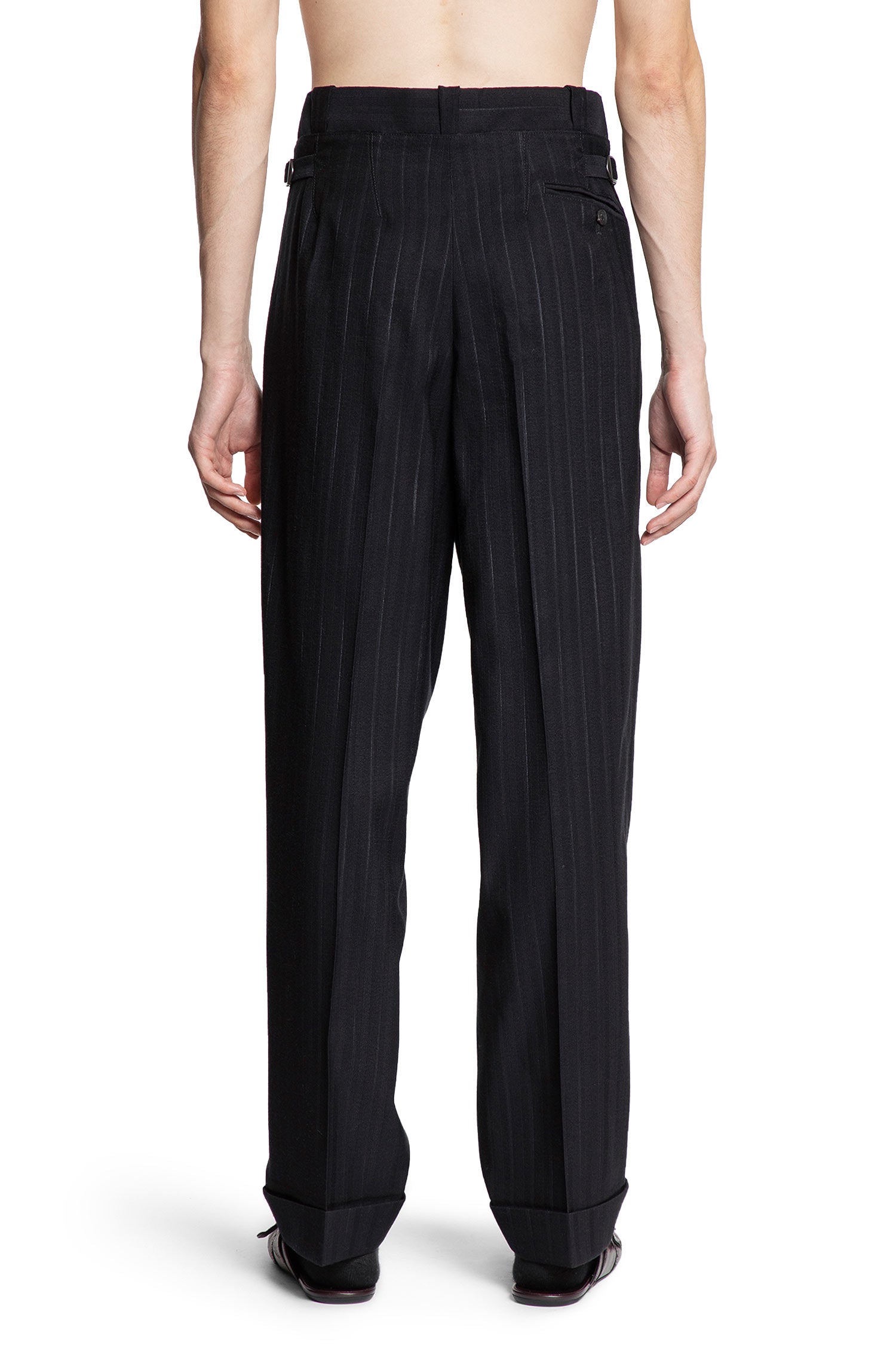 Pinstriped Wool Trousers Prada оригінал – Купити в Україні – збільшений вид