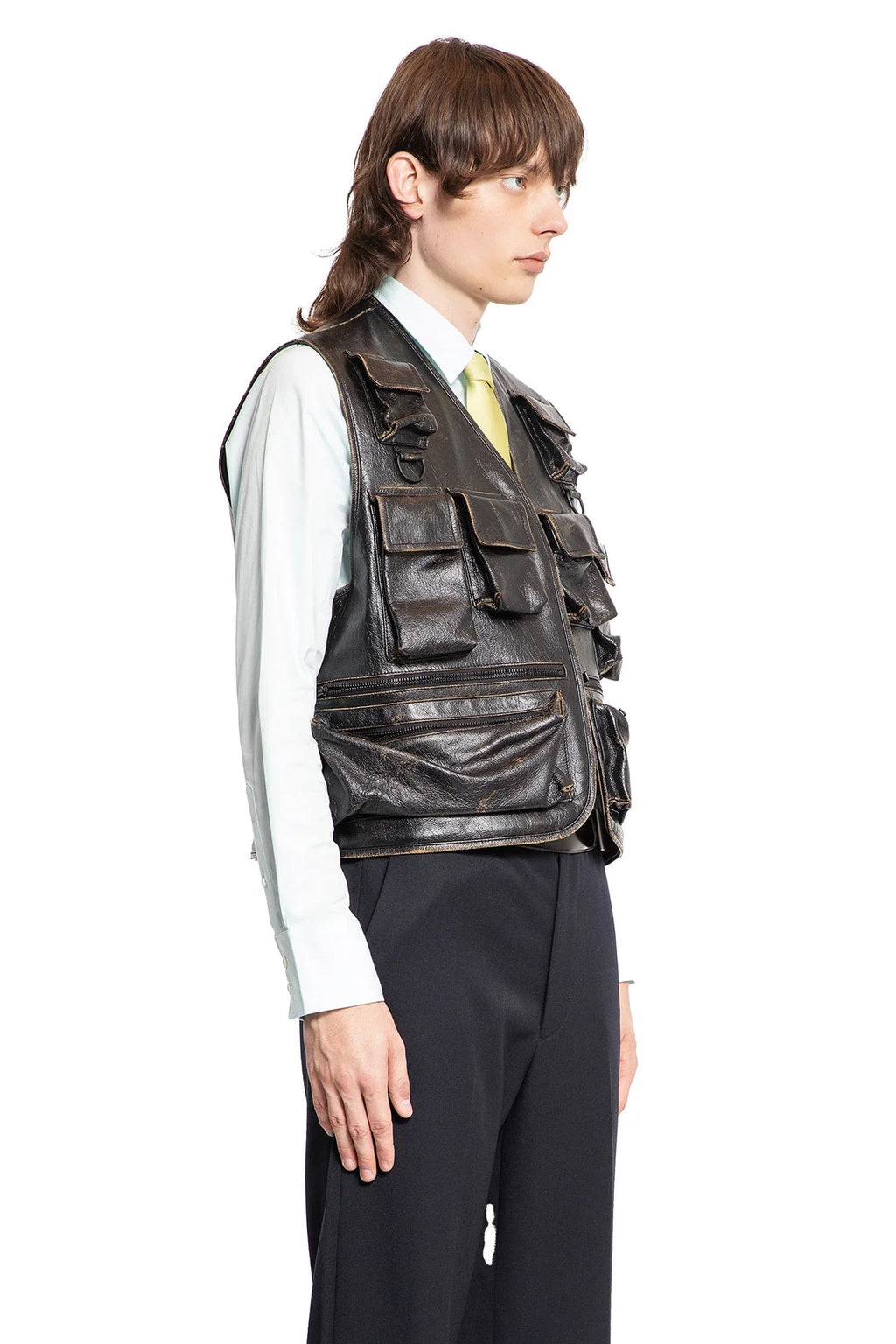 Оригінальна Leather Vest Prada – детальний вид
