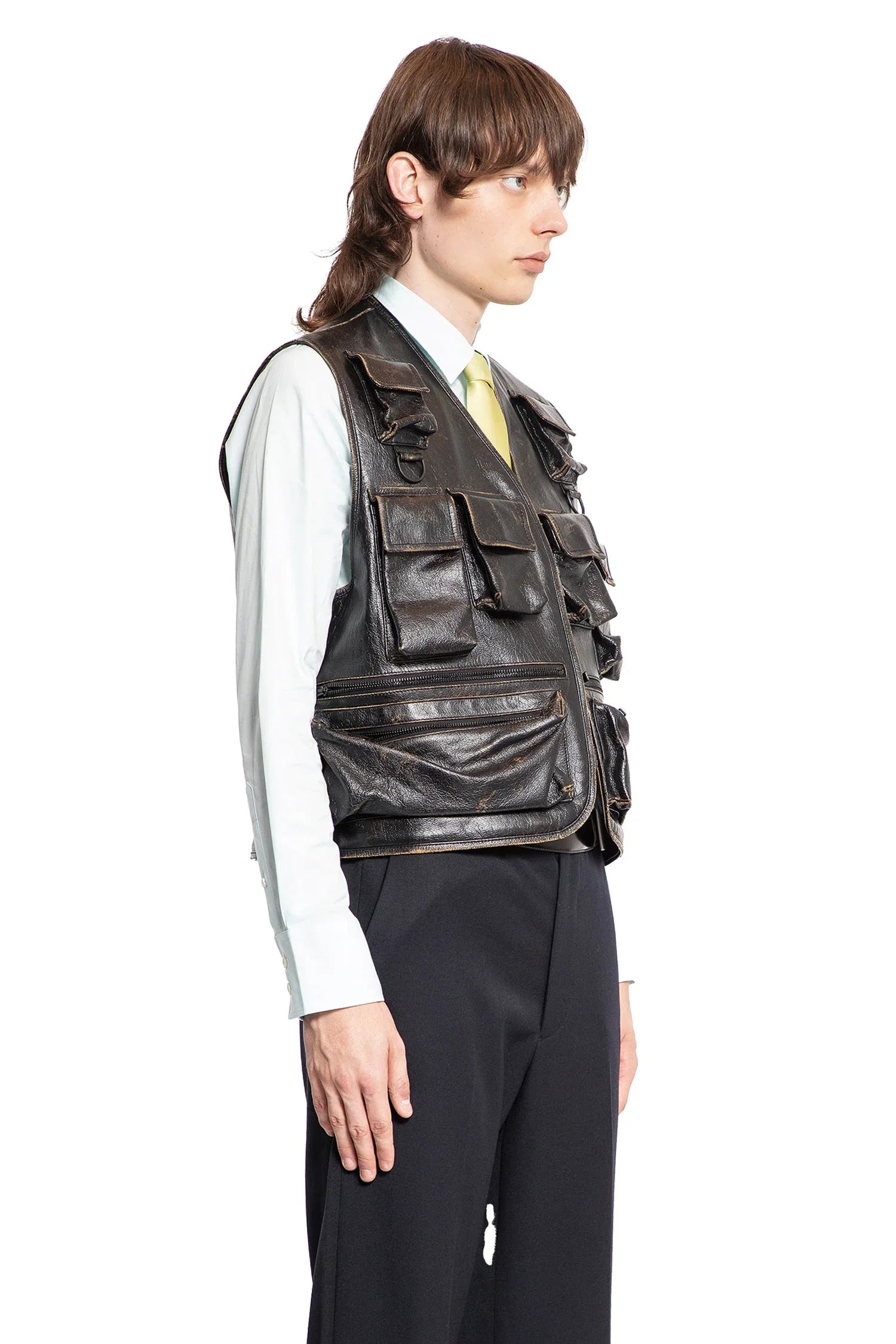 Оригінальна Leather Vest Prada – детальний вид