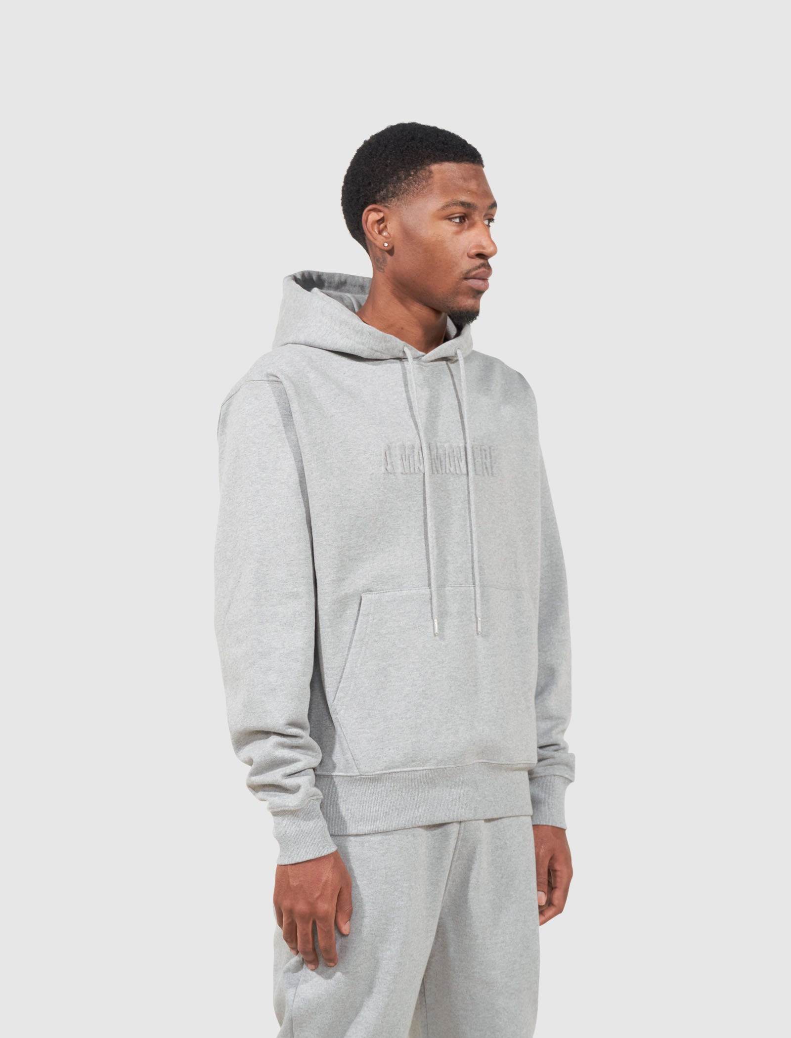 Contrast Stitch Hoodie A ma maniere – Гарантія оригінальності – збільшений вид