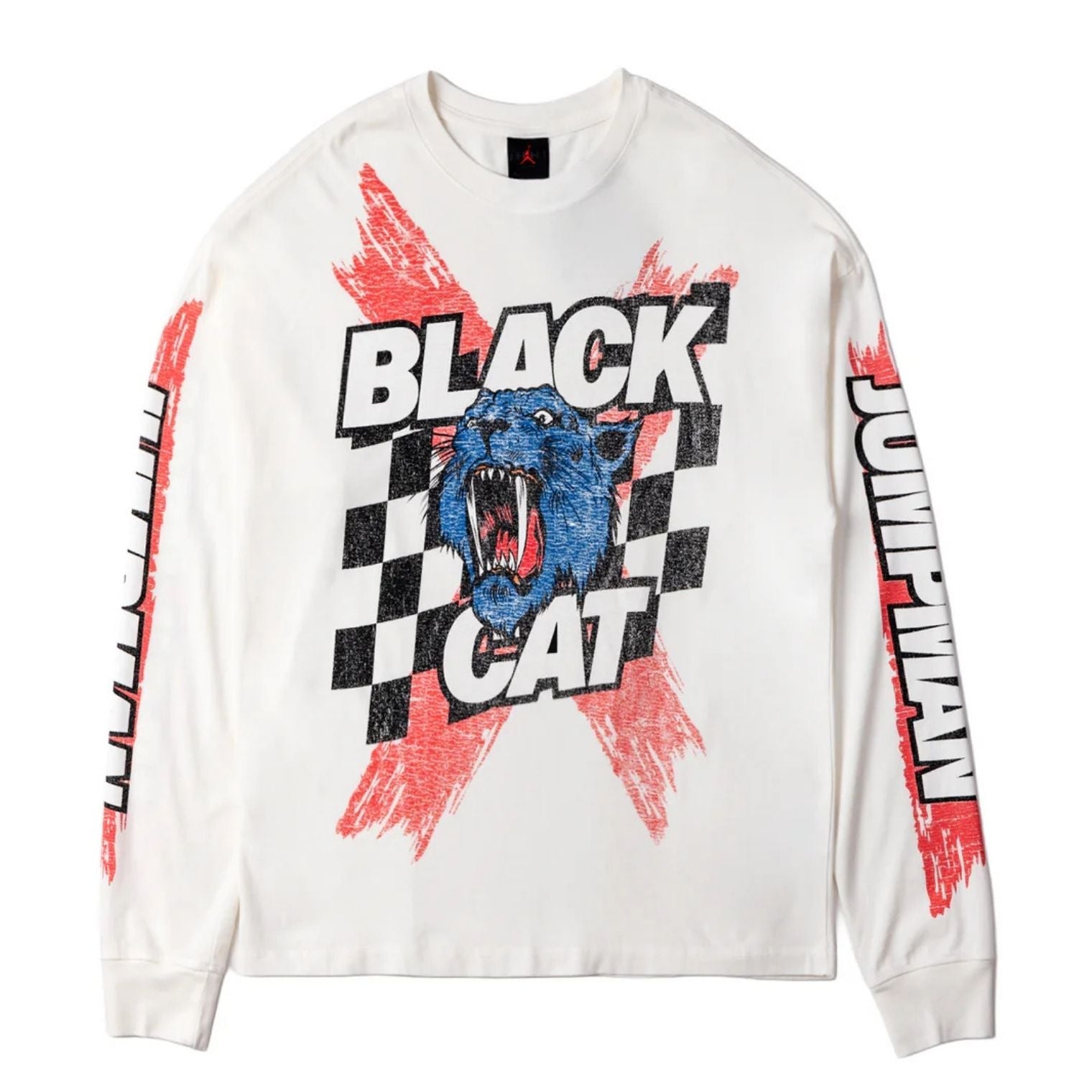 M J Black Cat Ls Tee Air jordan оригінал – Купити в Україні – боковий вид