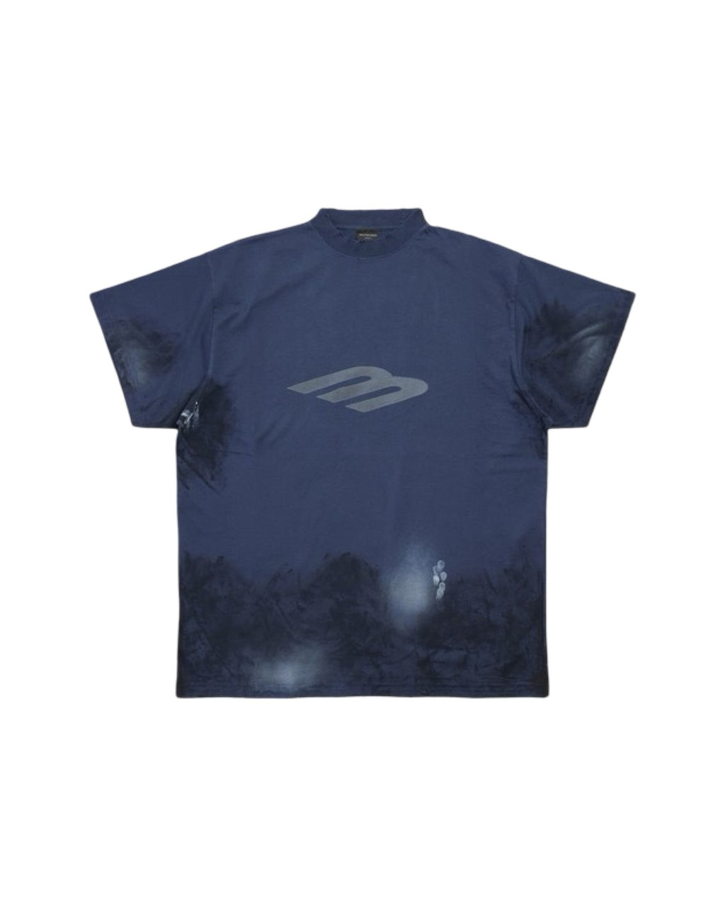 3B Stencil Vintage Navy T-Shirt, Balenciaga, фото 1
