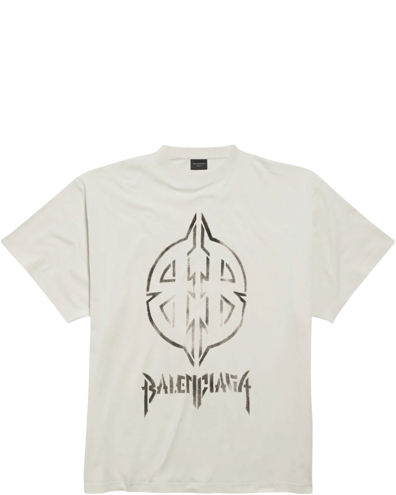 Metal BB Stencil Off White T-Shirt Balenciaga оригінал – Купити в Україні
