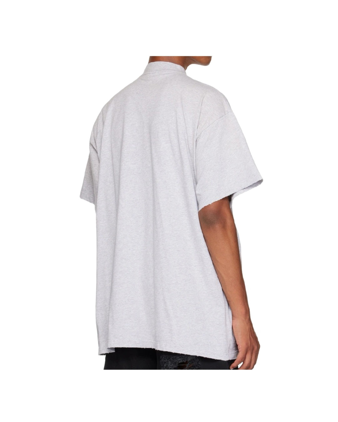 Be Kind Light Grey T-Shirt Balenciaga оригінал – Купити в Україні – вид ззаду