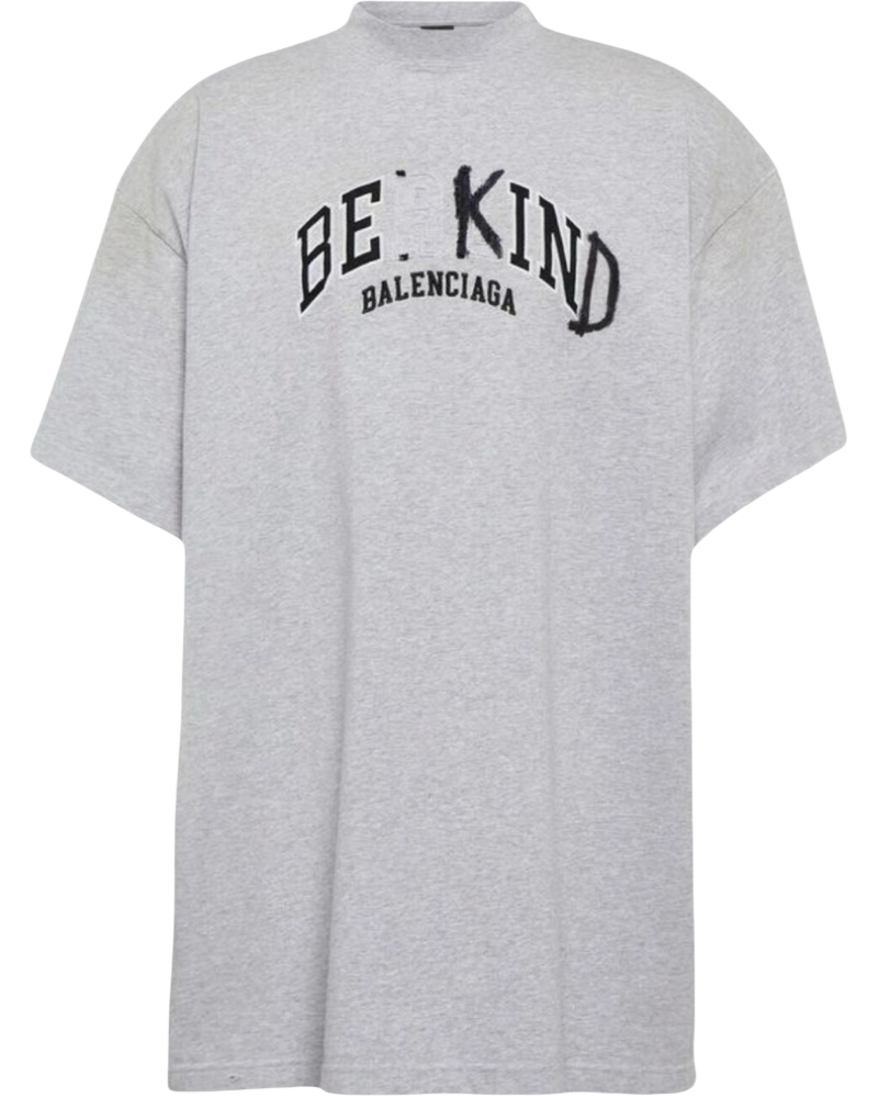 Be Kind Light Grey T-Shirt Balenciaga оригінал – Купити в Україні