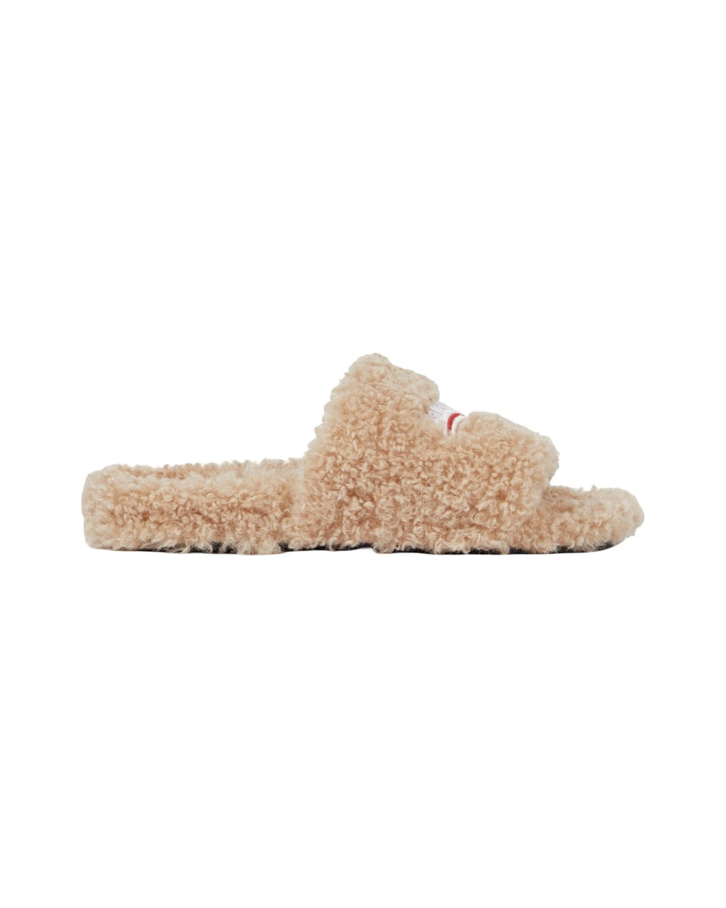 Furry Political Logo Beige Slides, Balenciaga, photo 1