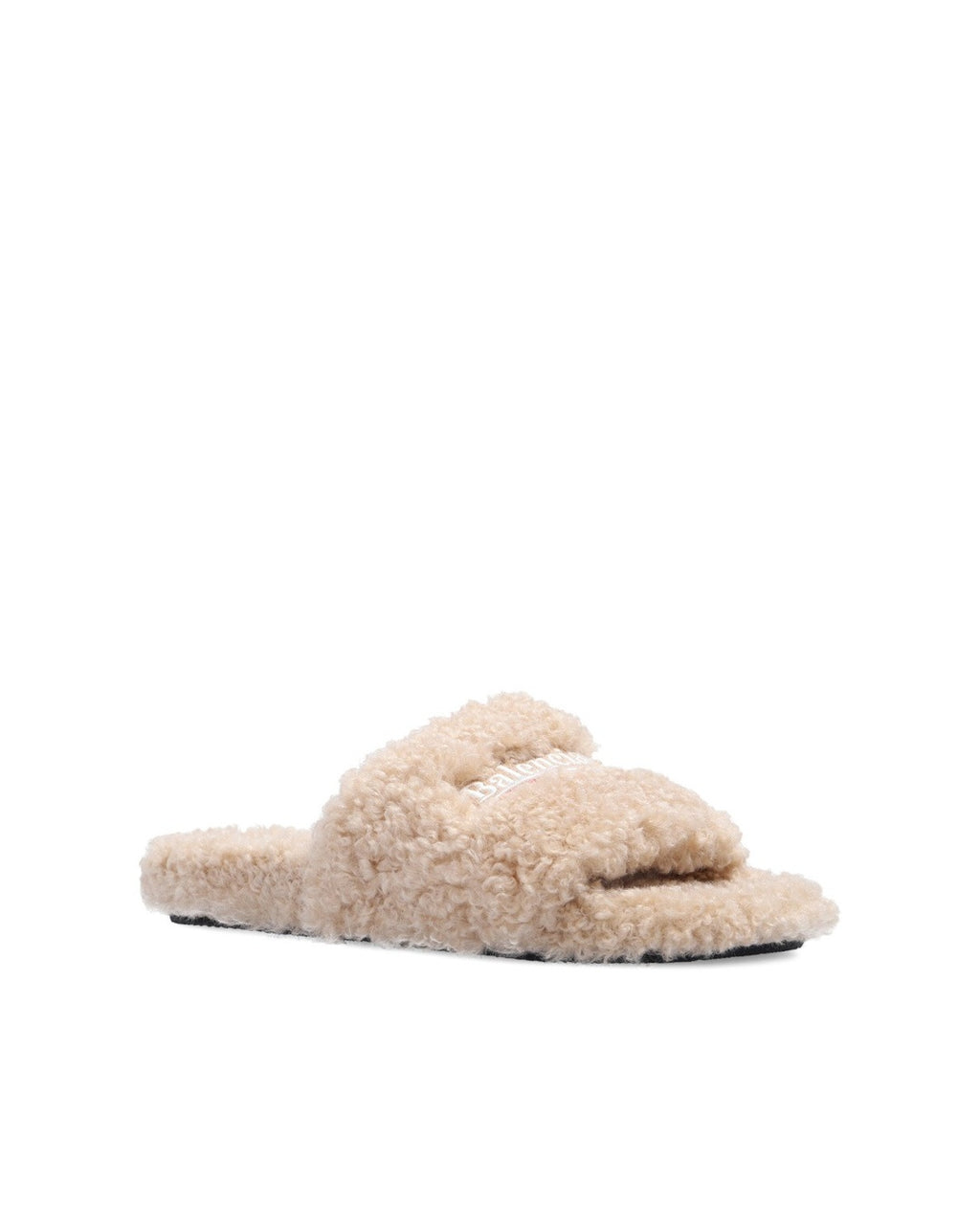 Furry Political Logo Beige Slides, Balenciaga, photo 4