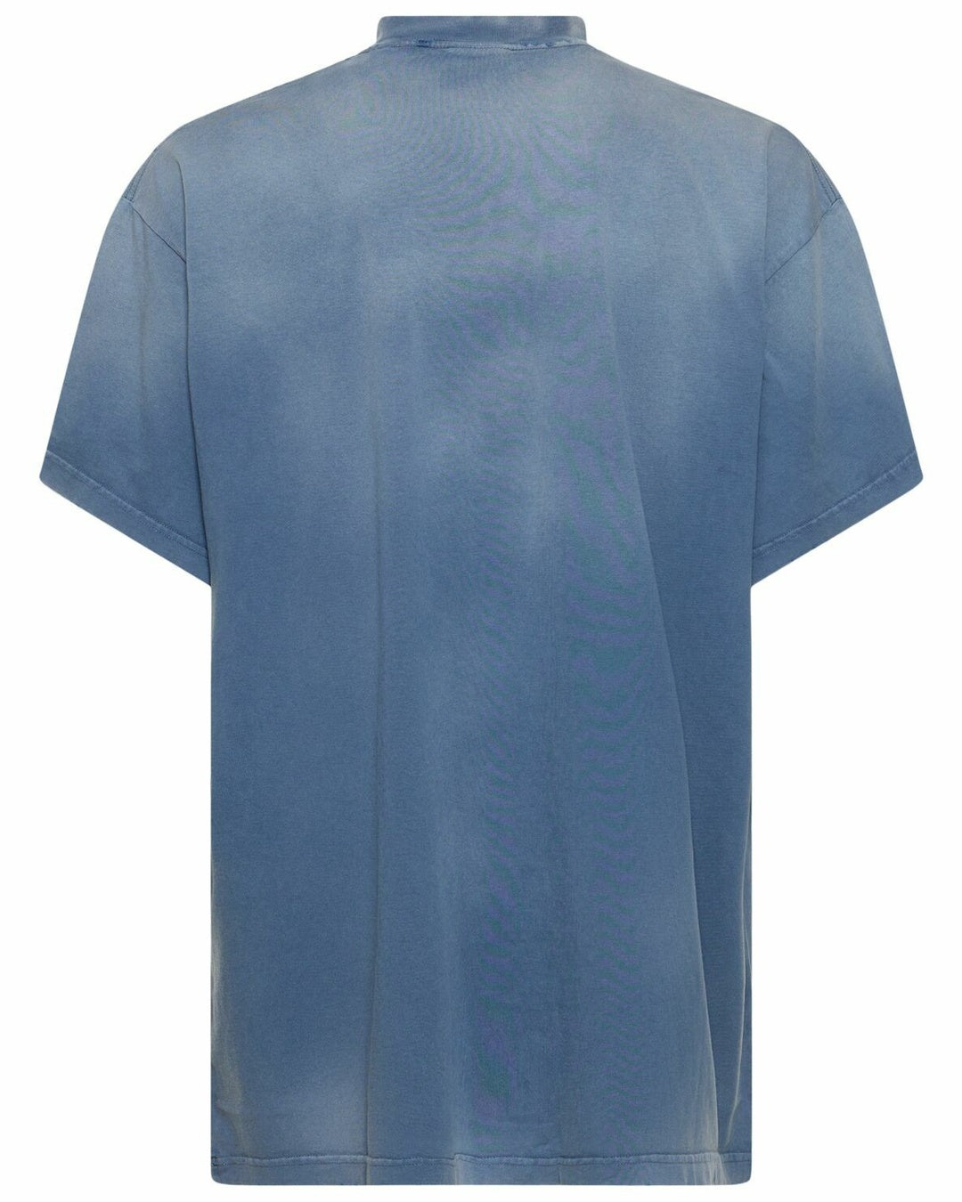Paris Moon Oversized Blue T-Shirt Balenciaga оригінал – Купити в Україні – вид ззаду