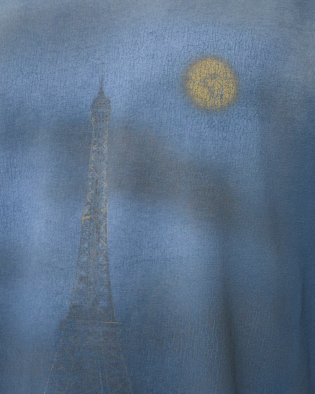 Paris Moon Oversized Blue T-Shirt, Balenciaga, photo 3