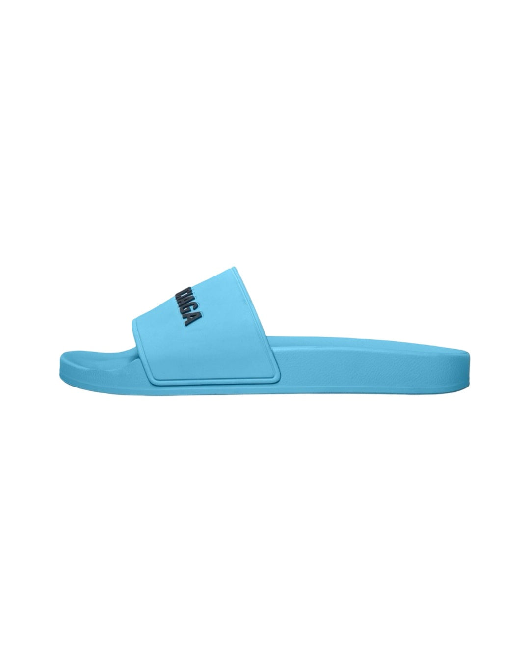 Pool Slide Light Blue Sandals Balenciaga оригінал – Купити в Україні – боковий вид
