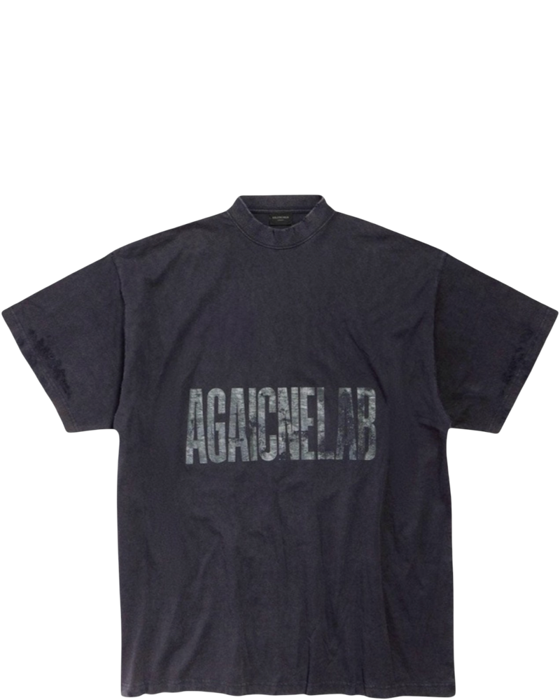 Agaicnelab Logo Black T-Shirt Balenciaga оригінал – Купити в Україні