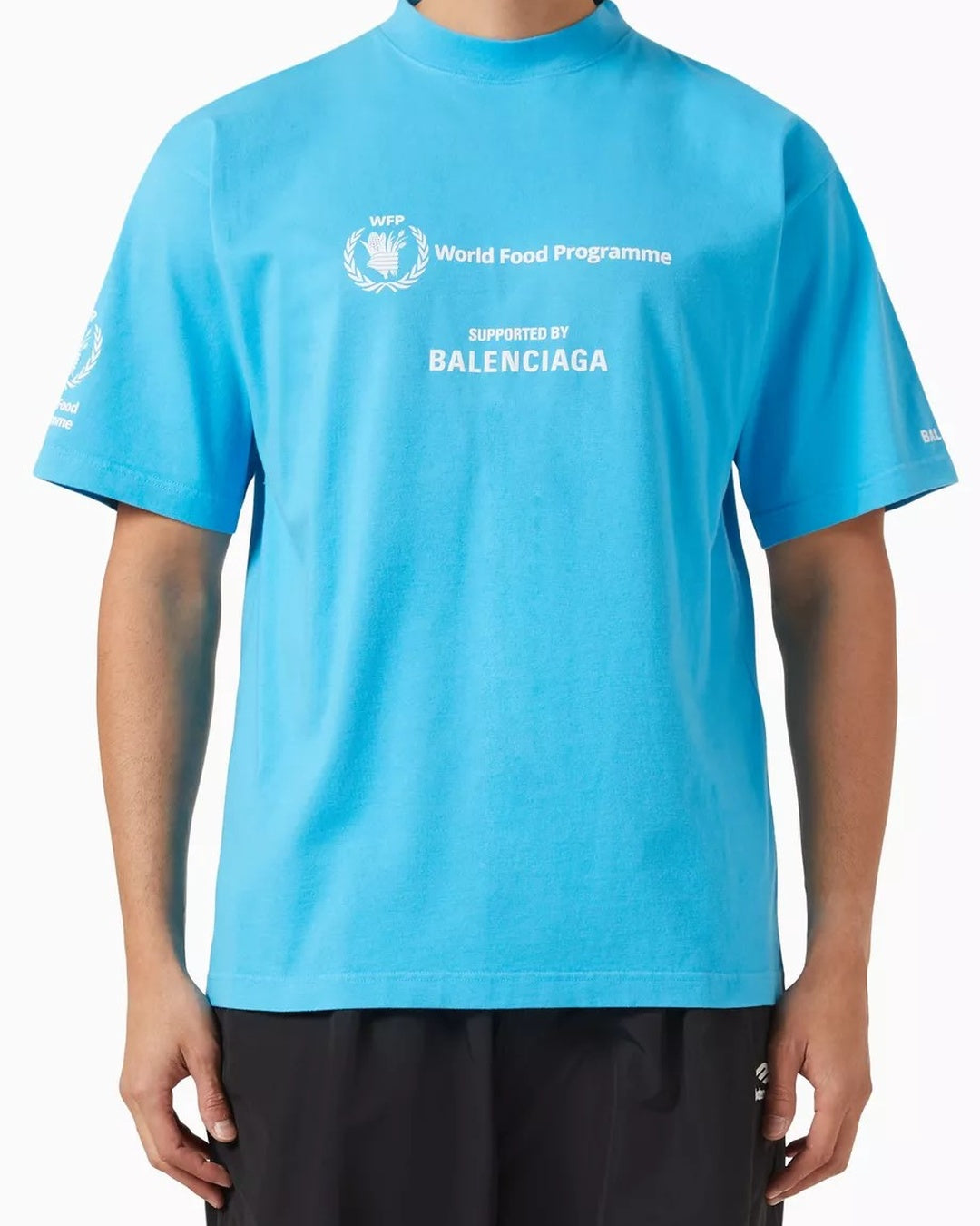 WFP Logo Light Blue T-Shirt Balenciaga оригінал – Купити в Україні – детальний вид