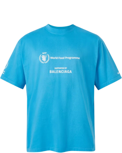 WFP Logo Light Blue T-Shirt Balenciaga оригінал – Купити в Україні