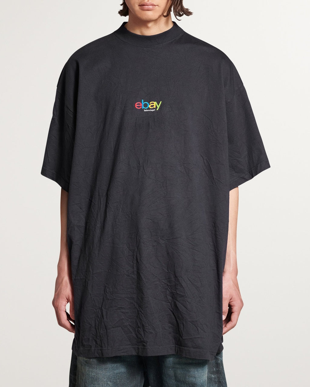 eBay Logo Oversized Black T-Shirt, Balenciaga, photo 3