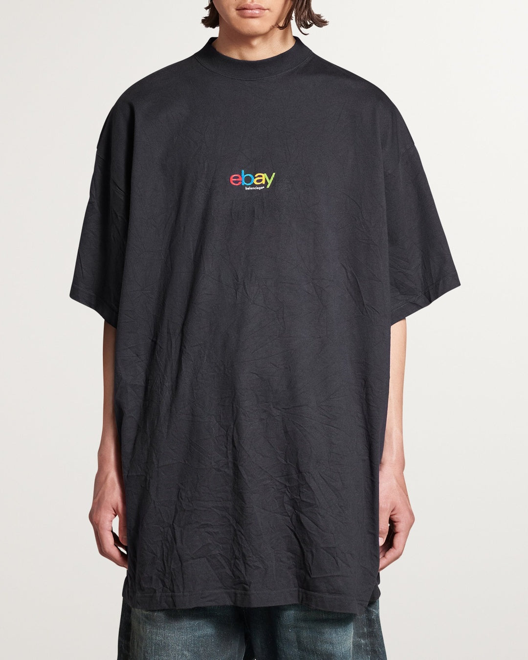 eBay Logo Oversized Black T-Shirt Balenciaga оригінал – Купити в Україні – детальний вид