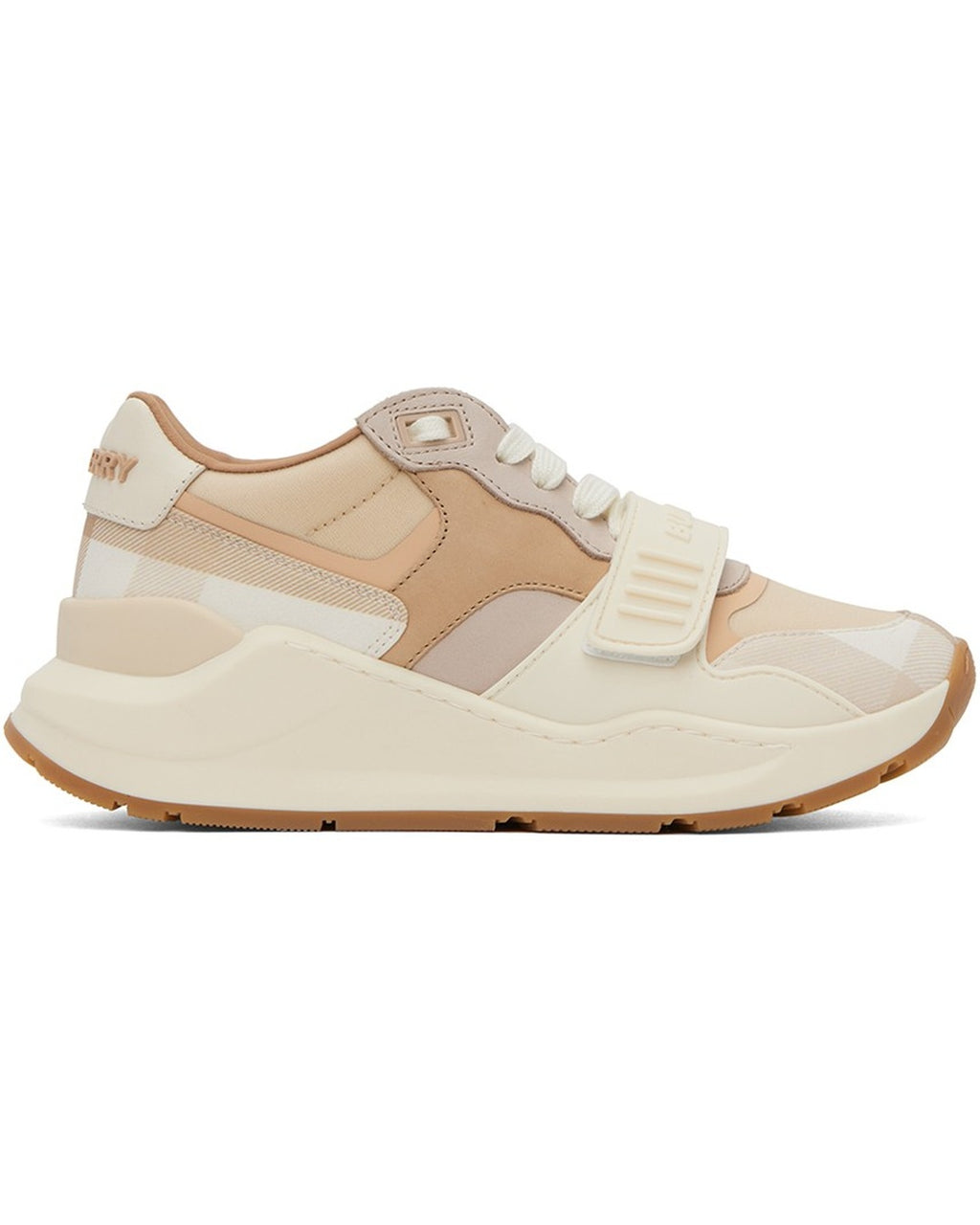 Ramsey Check Cream Sneakers, Burberry, photo 2