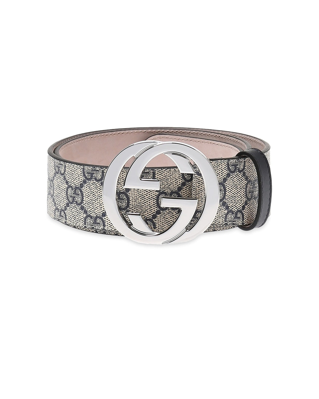 GG Supreme Interlocking G Beige Blue Belt Gucci оригінал – Купити в Україні – боковий вид