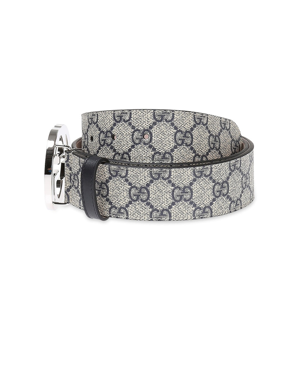 GG Supreme Interlocking G Beige Blue Belt, Gucci, photo 2